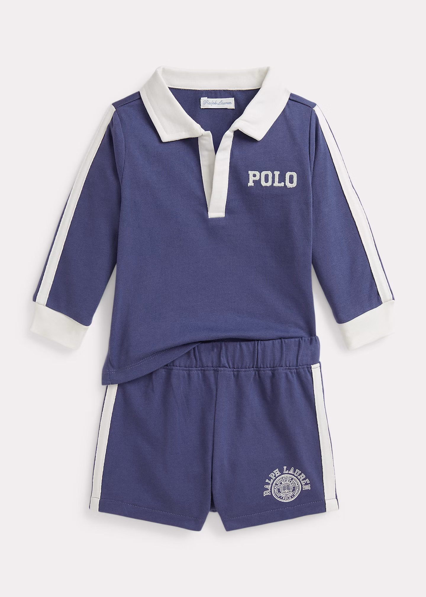 Baumwoll-Poloshirt und Shorts im Set - RALPH LAUREN OUTLET