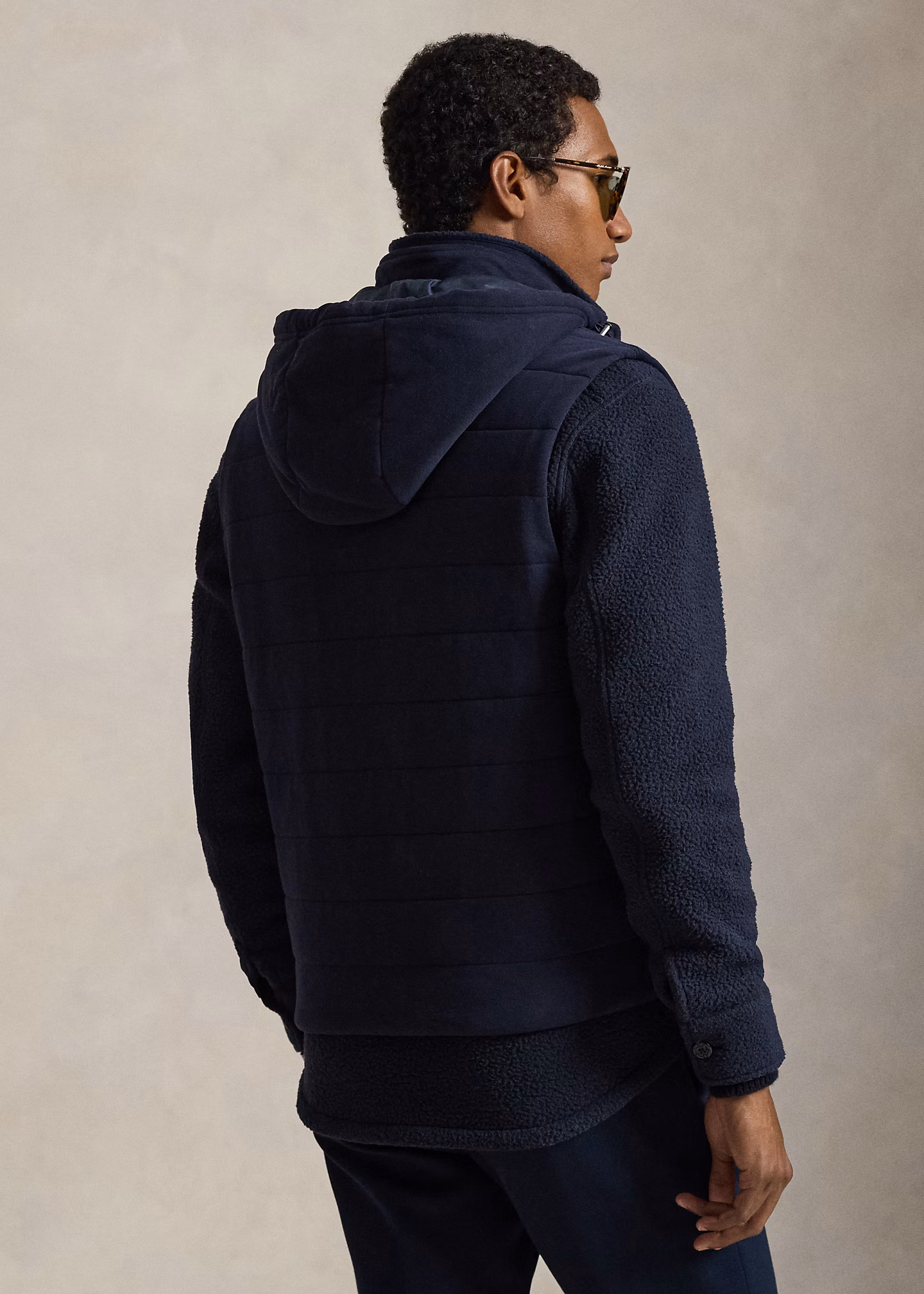 Steppweste aus Jersey mit Kapuze - RALPH LAUREN OUTLET