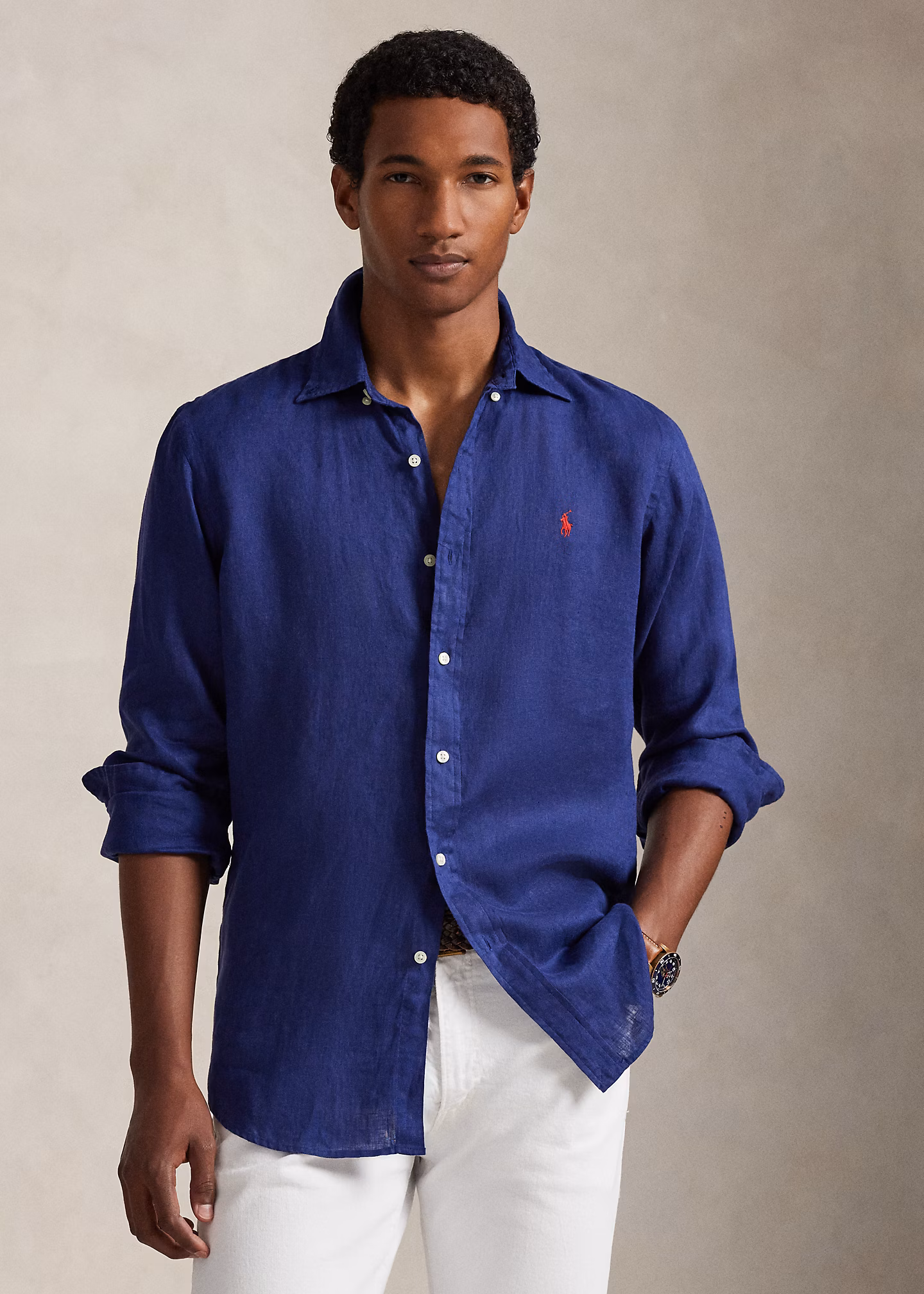 Custom-Fit Leinenhemd - RALPH LAUREN OUTLET