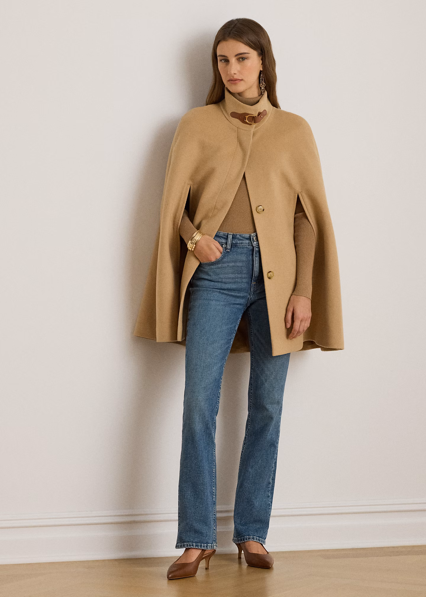 Cape mit Schornsteinkragen und Schnalle - RALPH LAUREN OUTLET