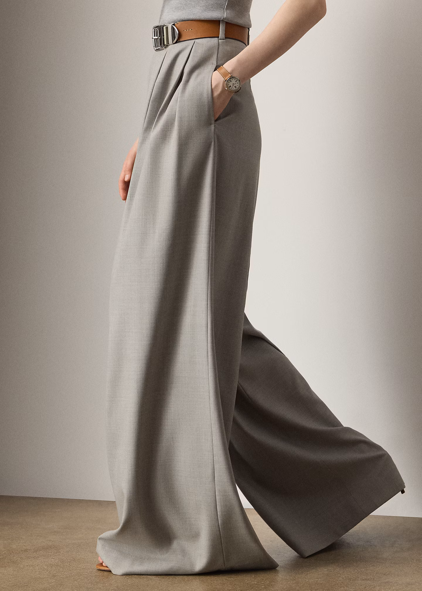 Bundfaltenhose Greer aus Wolle - RALPH LAUREN OUTLET