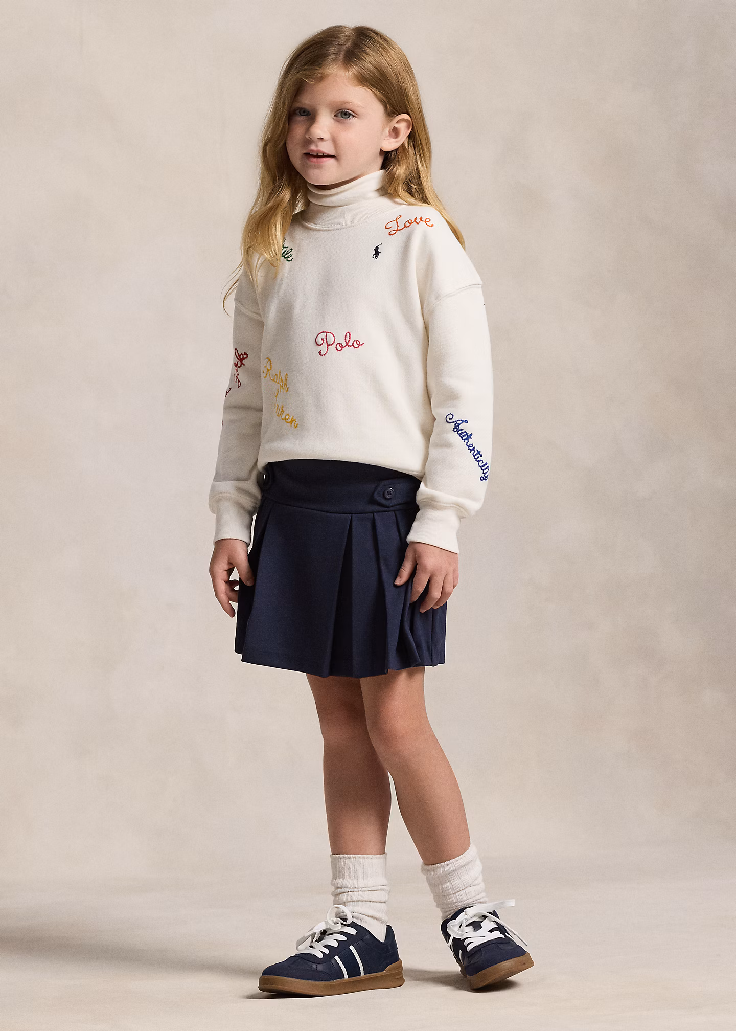 Fleece-Sweatshirt mit Stickerei - RALPH LAUREN OUTLET