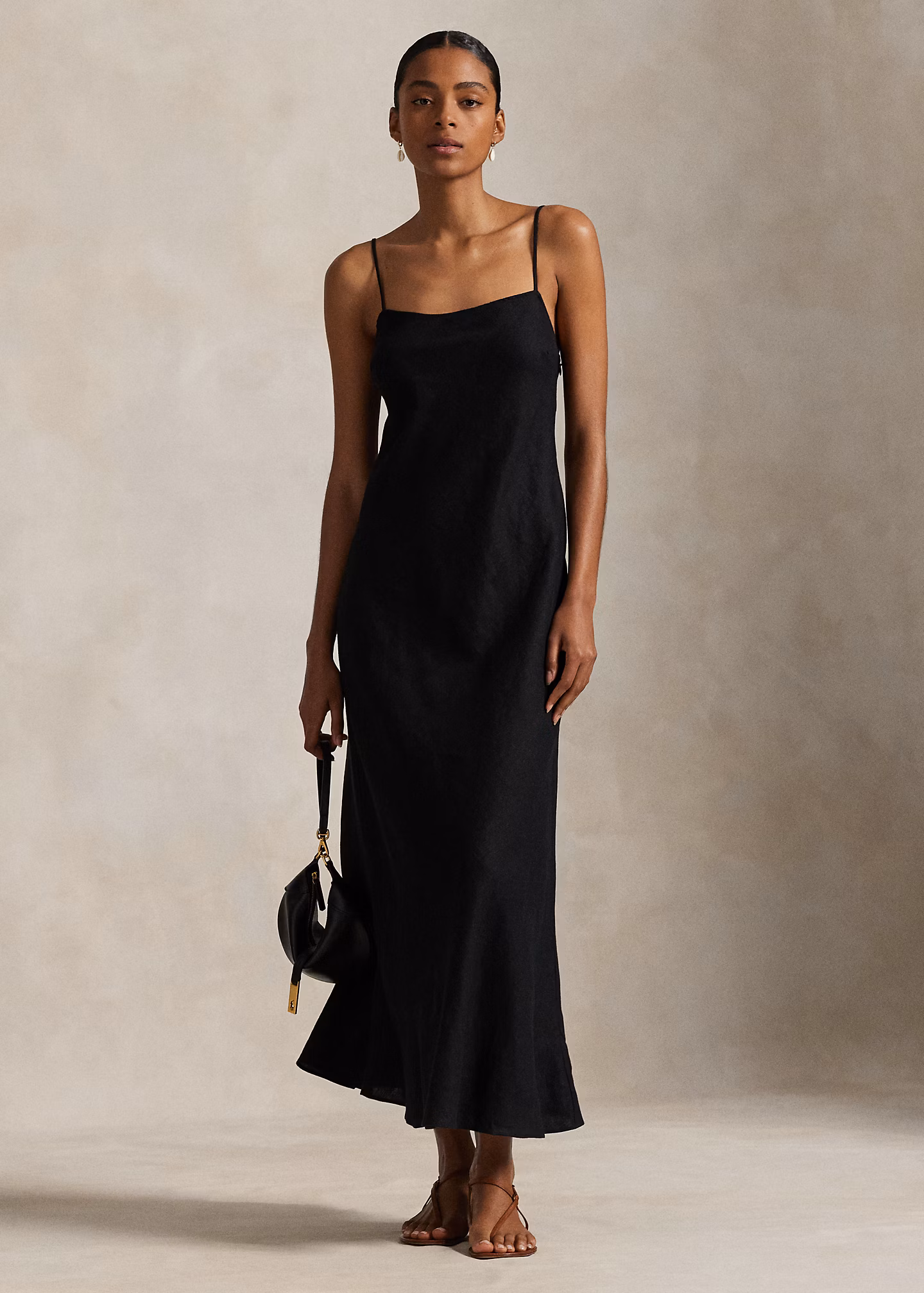 Ärmelloses Leinenkleid in A-Linie - RALPH LAUREN OUTLET