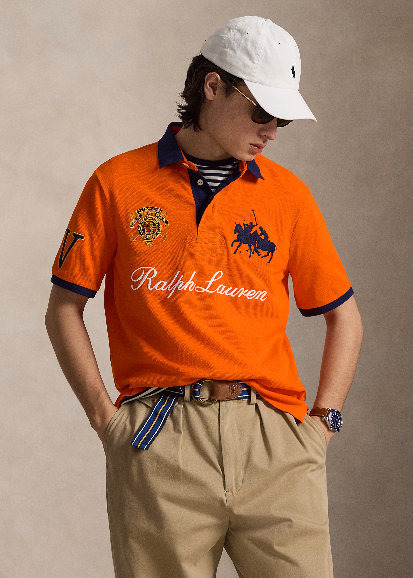 Classic-Fit Piqué-Poloshirt mit Wappen - RALPH LAUREN OUTLET