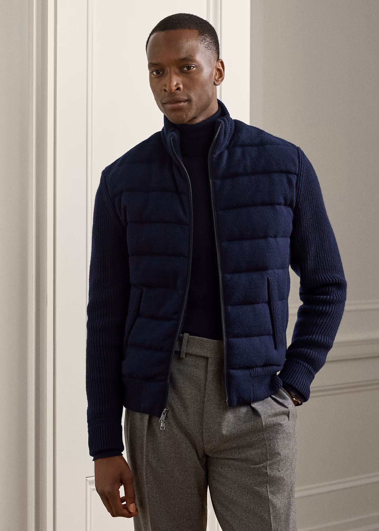 Hybrid-Pullover aus Kaschmirmischung - RALPH LAUREN OUTLET