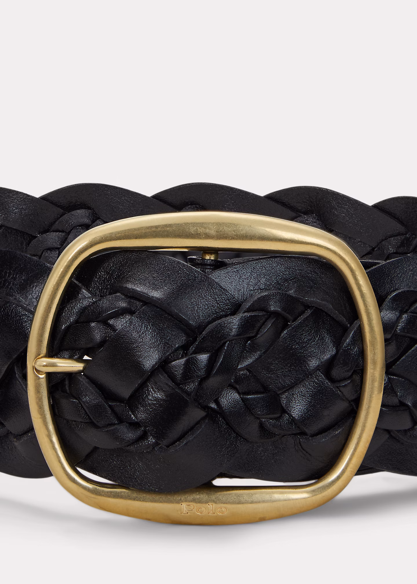 Doppelt geflochtener Ledergürtel - RALPH LAUREN OUTLET