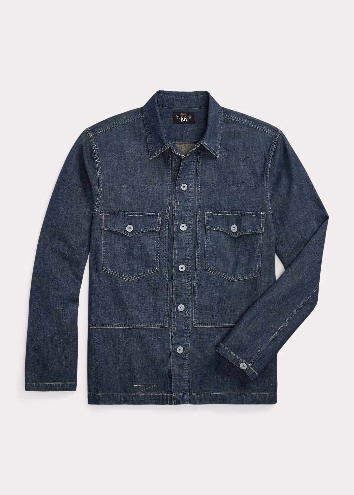 Indigogefärbte Denim-Hemdjacke - RALPH LAUREN OUTLET