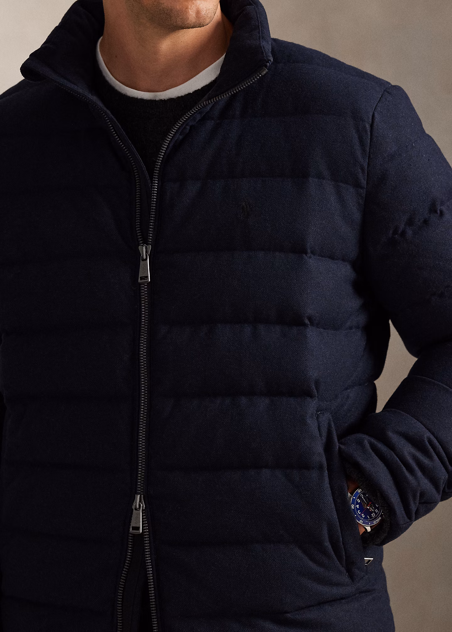 Die Fischgrat-Daunenjacke Colden - RALPH LAUREN OUTLET