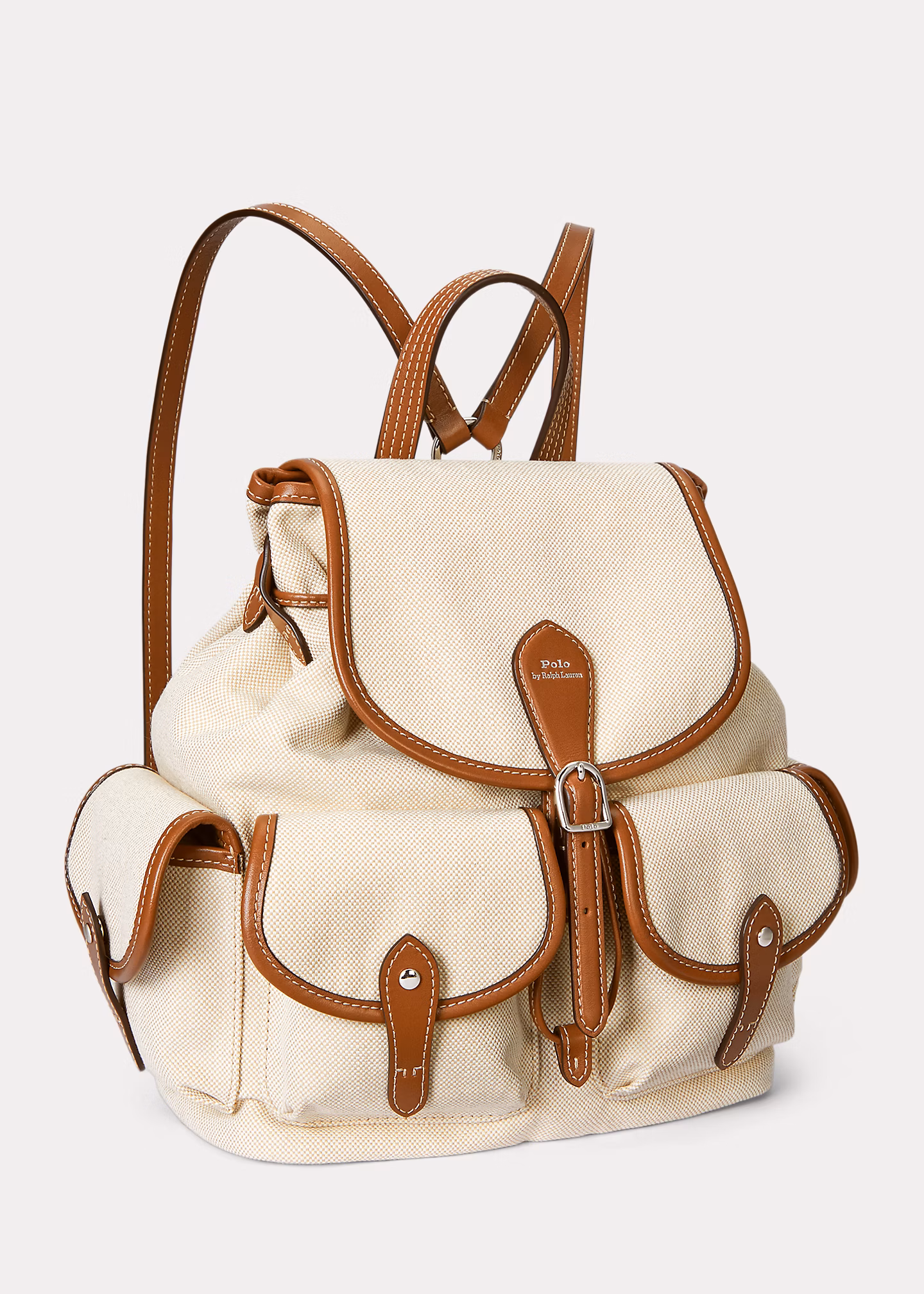 Segeltuch-Rucksack Bellport mit Leder - RALPH LAUREN OUTLET