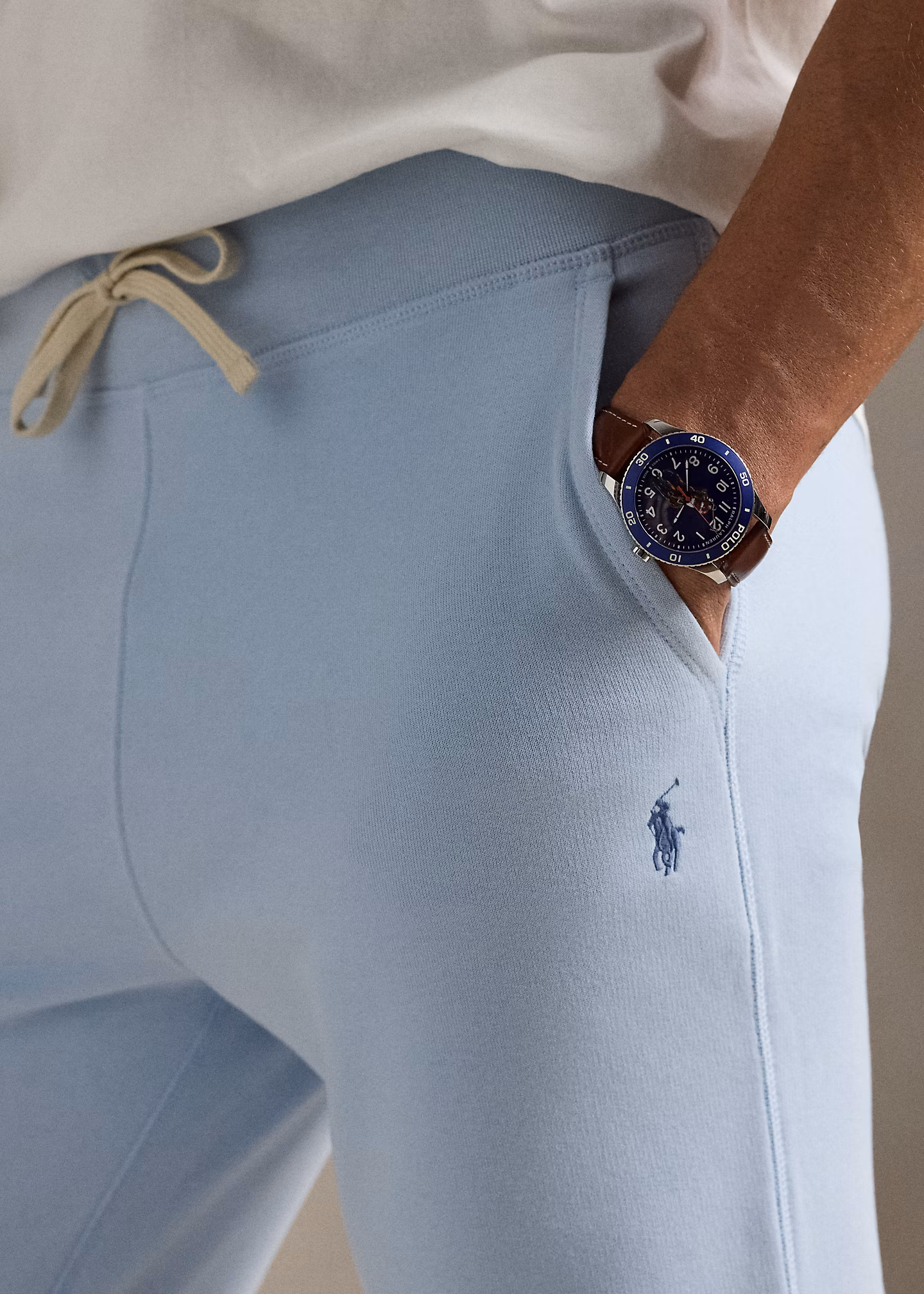 Die Jogginghose RL aus Fleece - RALPH LAUREN OUTLET