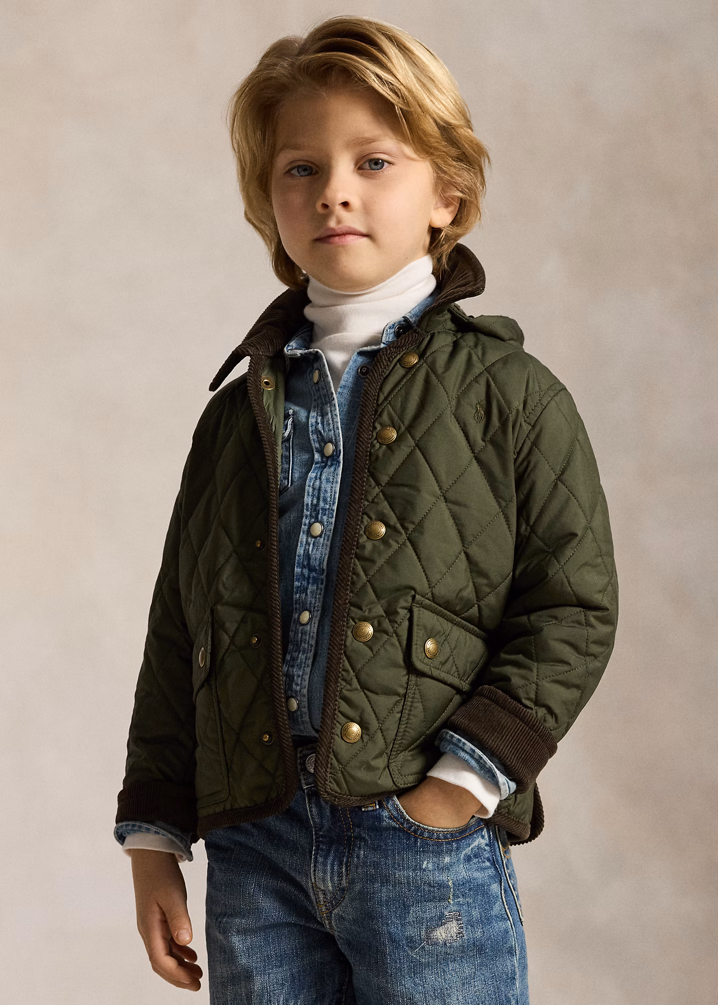 Steppjacke mit Kapuze - RALPH LAUREN OUTLET