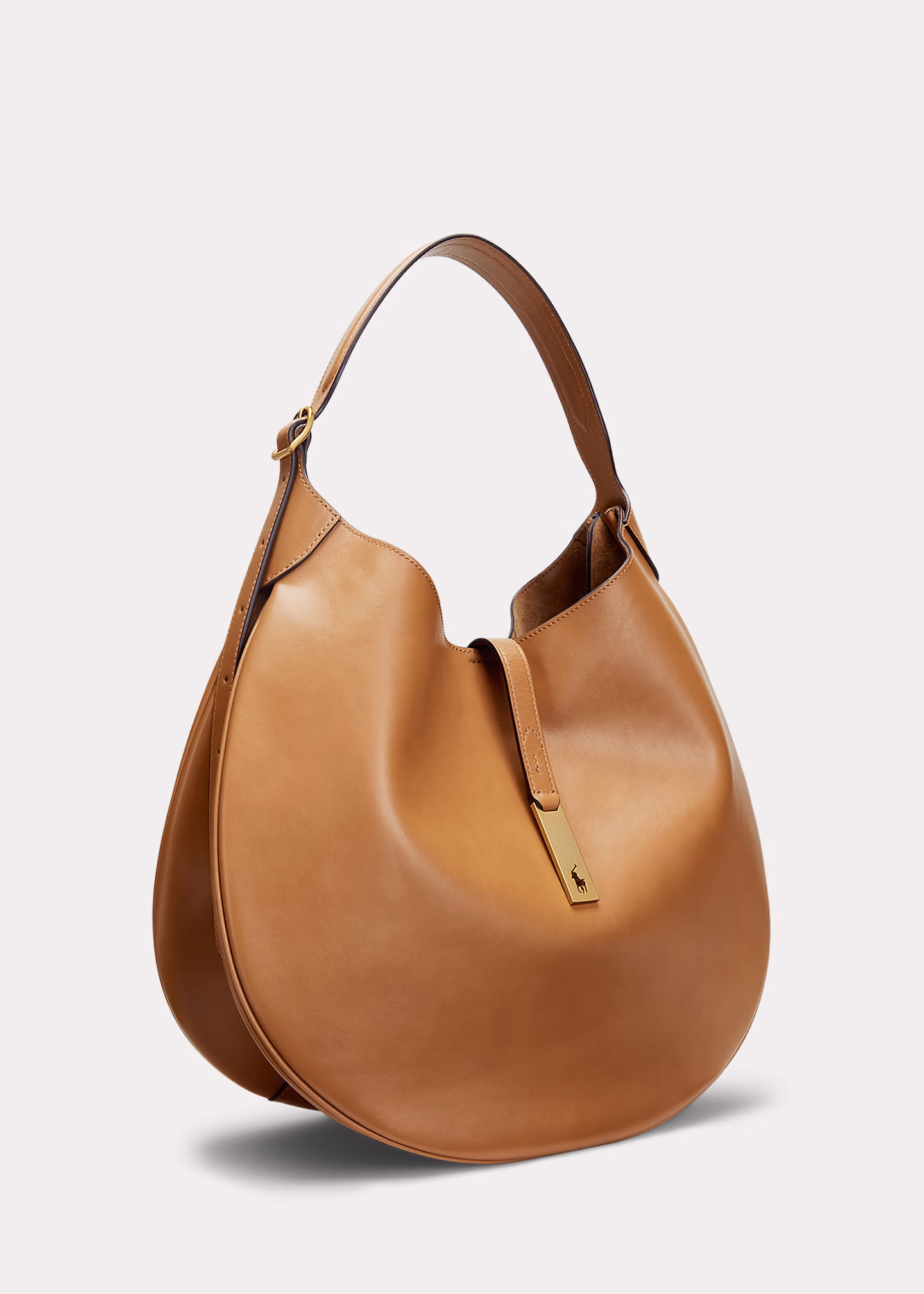 Große Schultertasche Polo ID aus Kalbsleder - RALPH LAUREN OUTLET