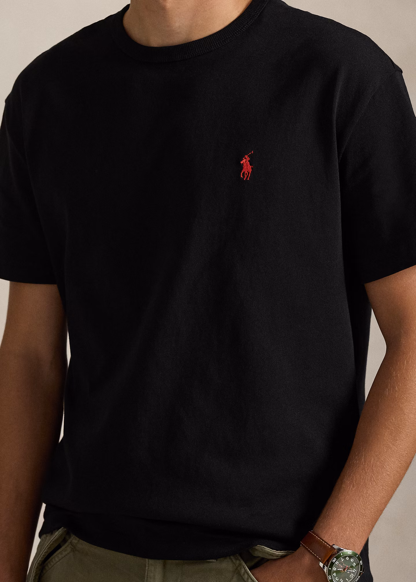 Classic-Fit T-Shirt aus schwerem Jersey - RALPH LAUREN OUTLET