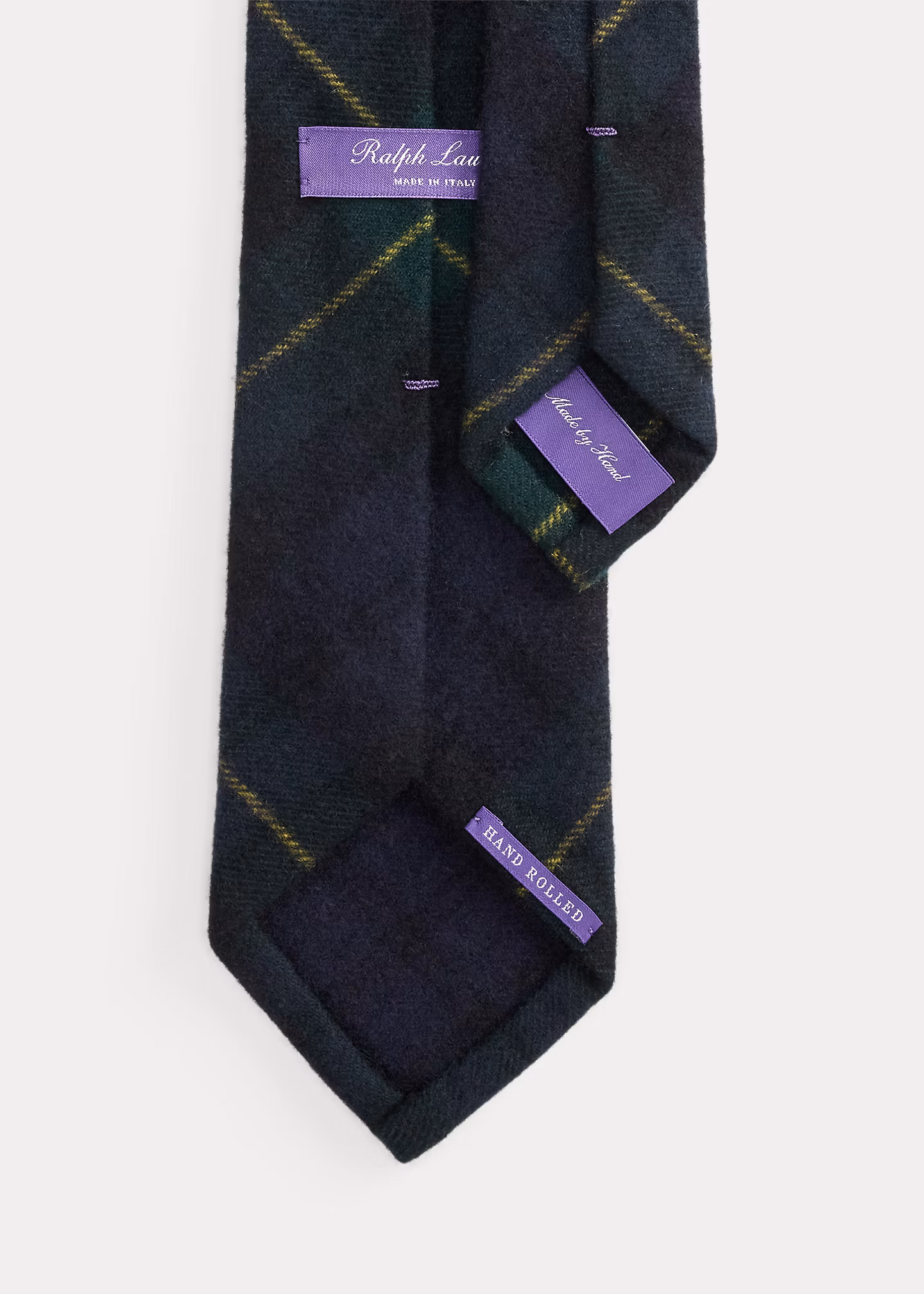 Karierte Krawatte aus Kaschmir - RALPH LAUREN OUTLET