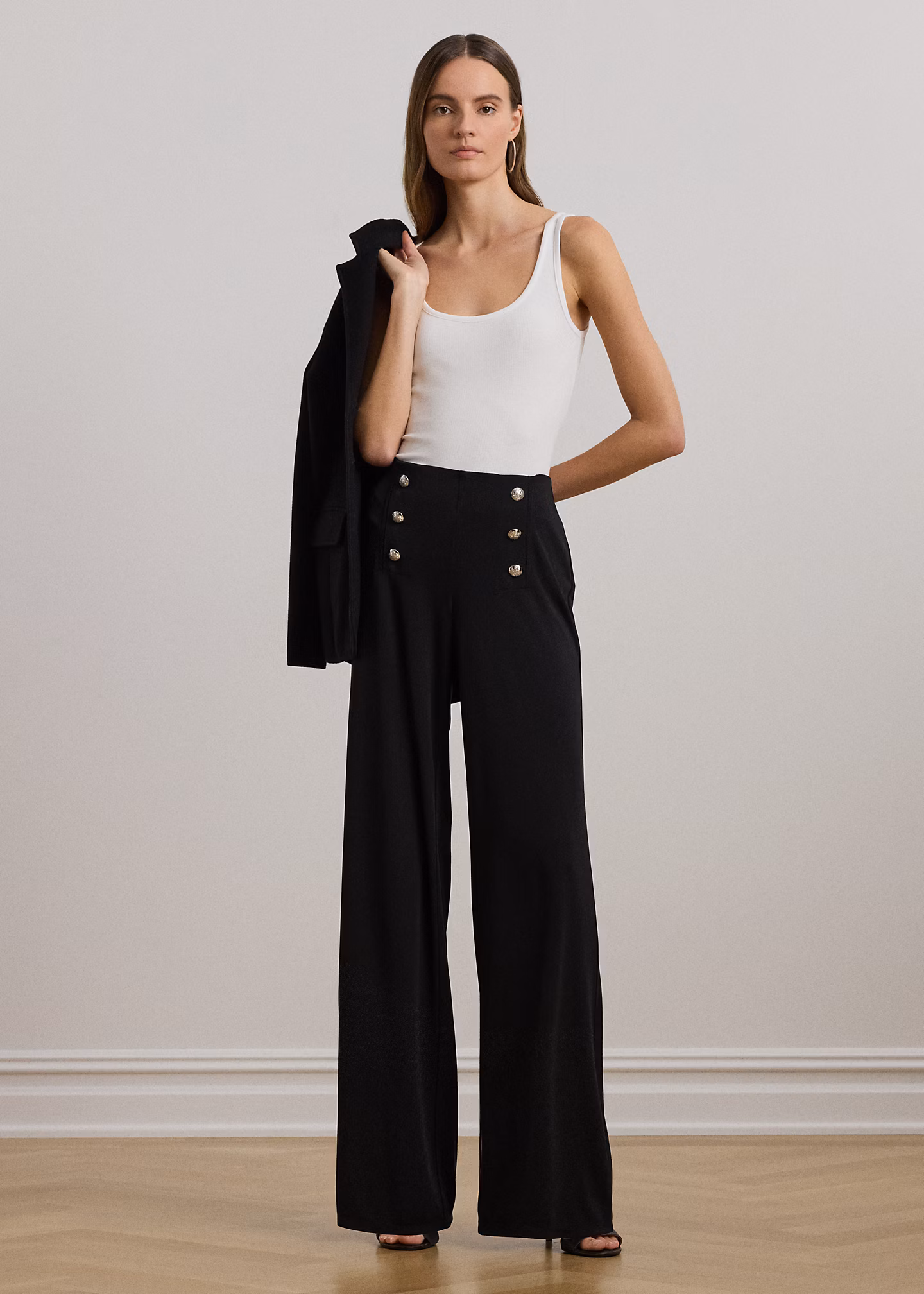 Stretch-Hose mit weitem Bein - RALPH LAUREN OUTLET