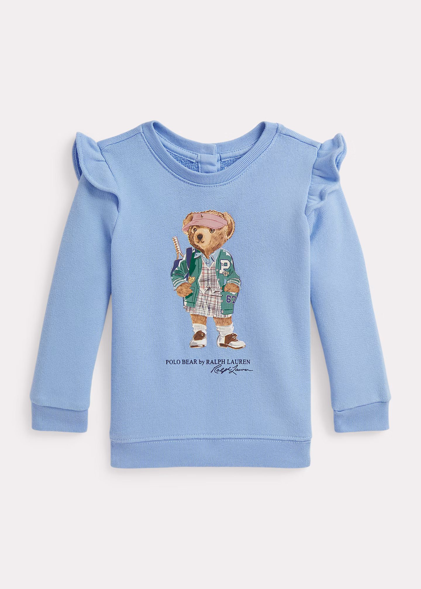 Gerüschtes Sweatshirt mit Polo Bear - RALPH LAUREN OUTLET