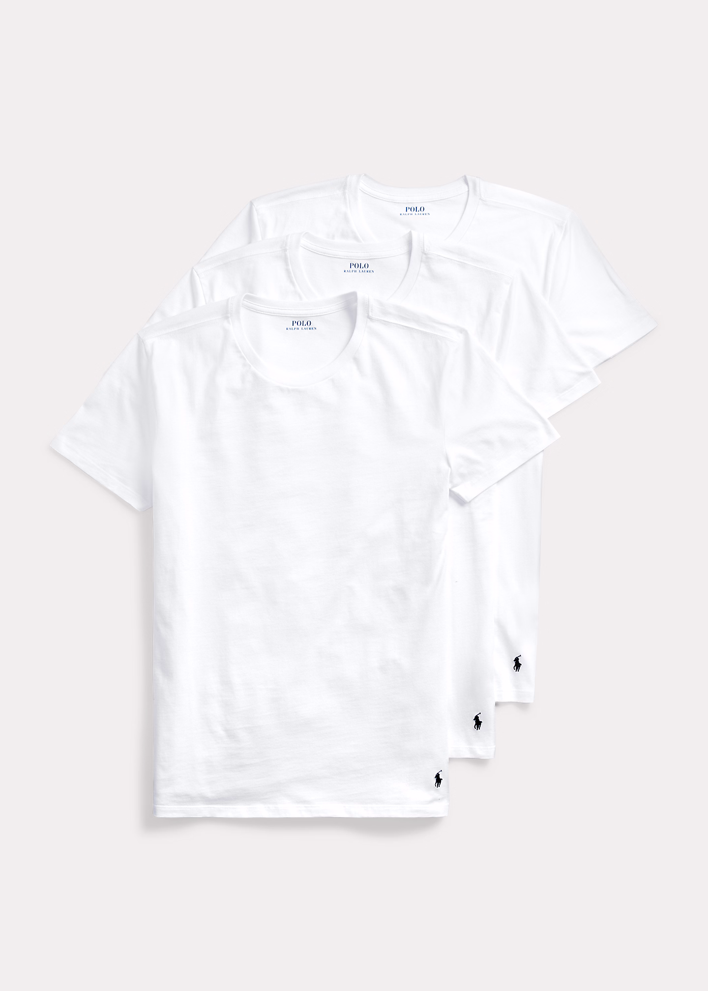 3er-Pack Slim-Fit Rundhals-Unterhemden - RALPH LAUREN OUTLET