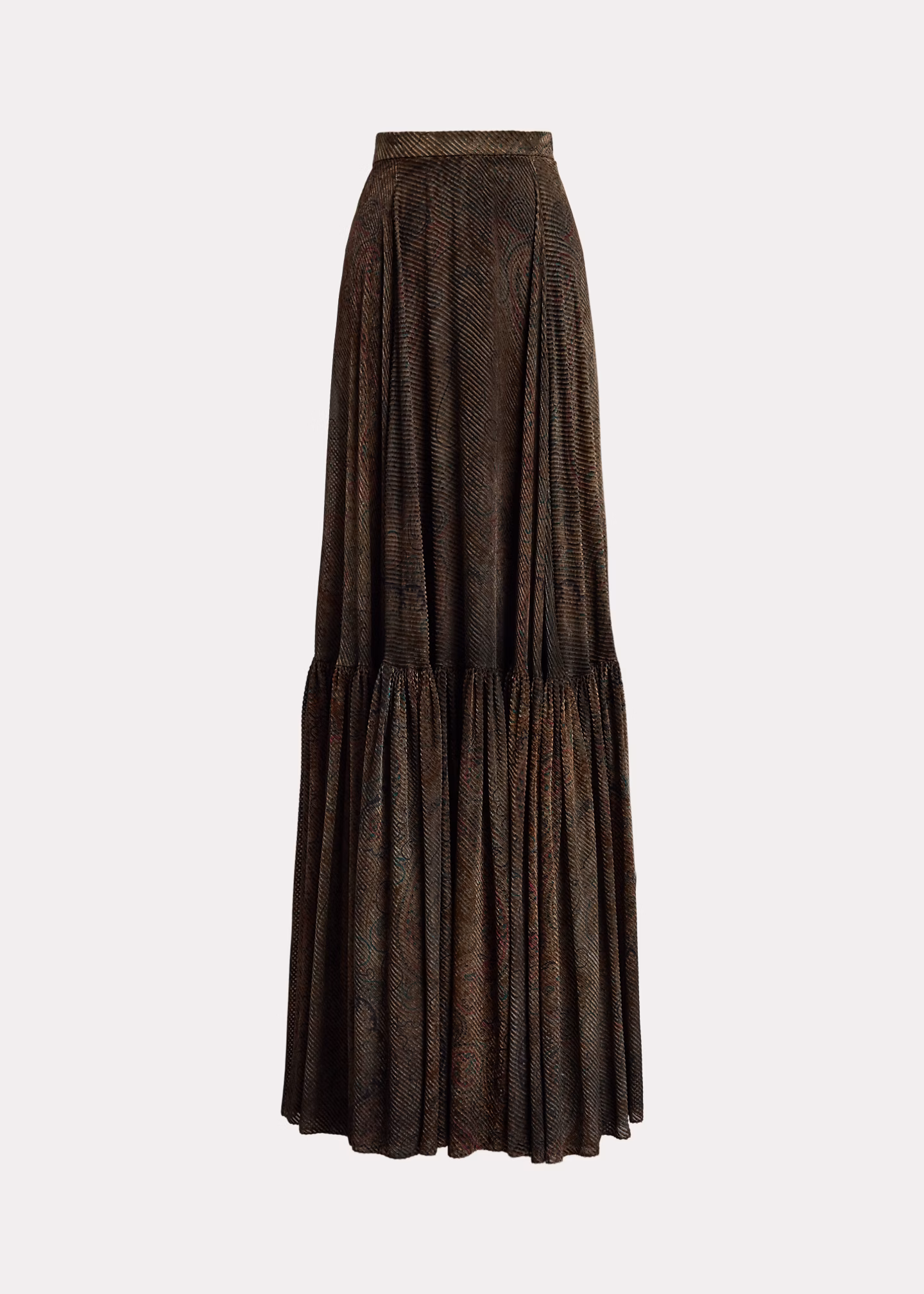 Paisley-Maxirock Carlita aus Samt-Devoré - RALPH LAUREN OUTLET