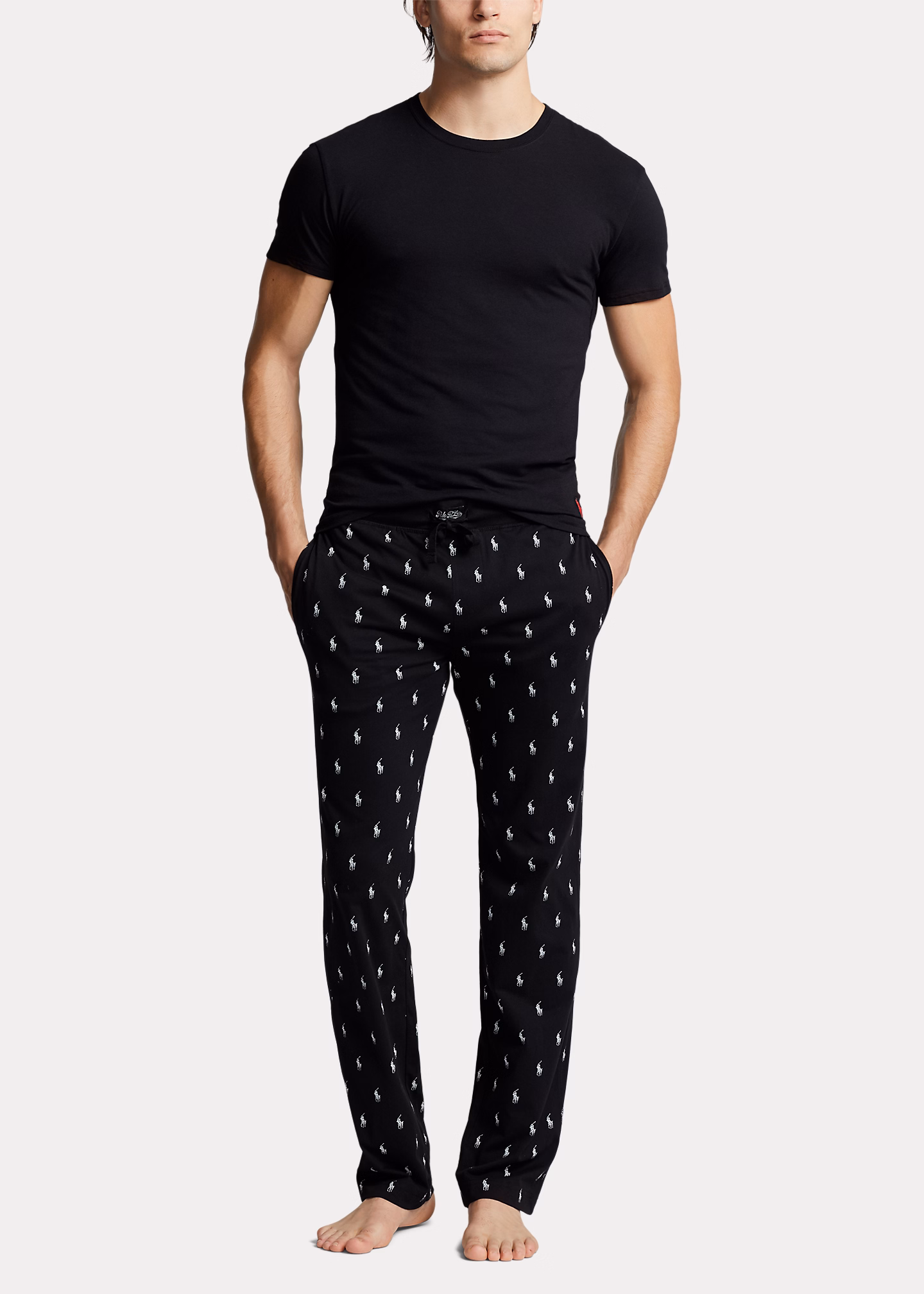 Pyjamahose mit charakteristischem Pony - RALPH LAUREN OUTLET