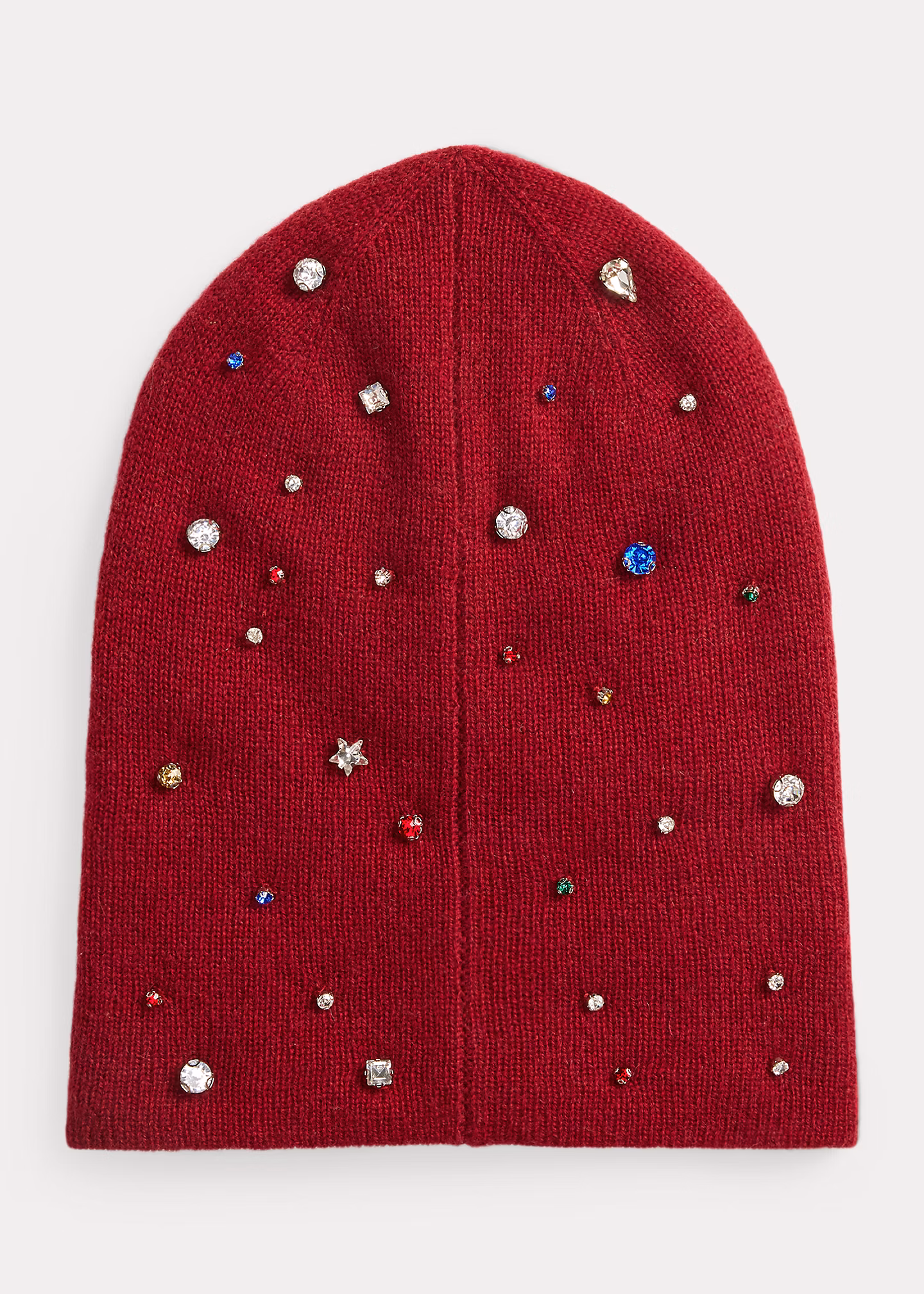 Woll-Kaschmir-Mütze mit Schmucksteinen - RALPH LAUREN OUTLET