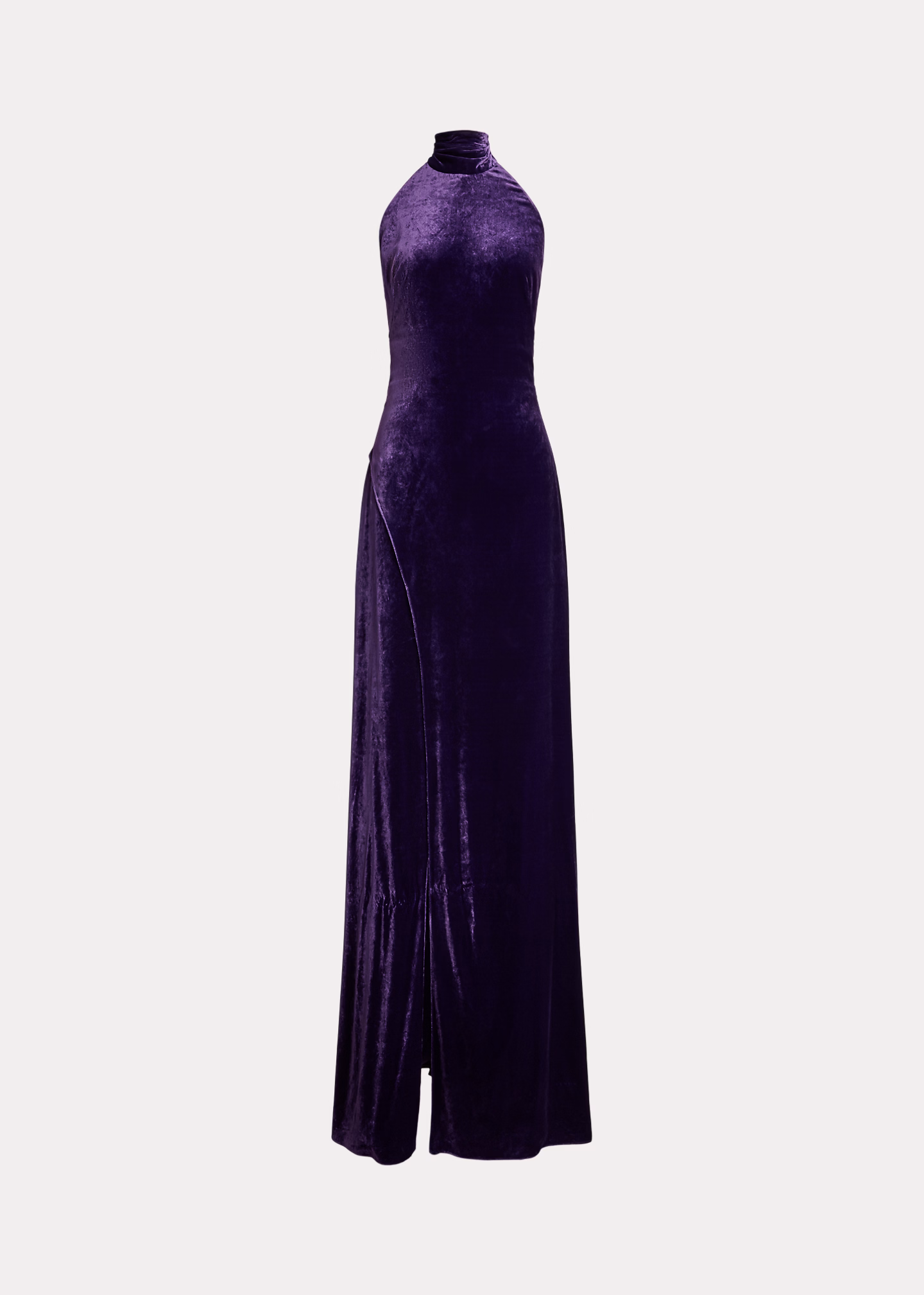 Abendkleid Tatum aus Stretchsamt - RALPH LAUREN OUTLET