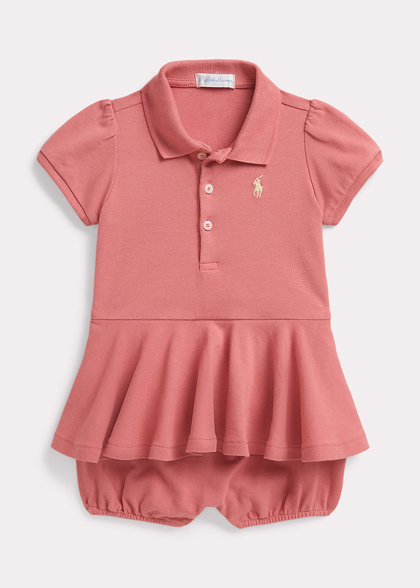 Sommerstrampler mit Schößchen - RALPH LAUREN OUTLET