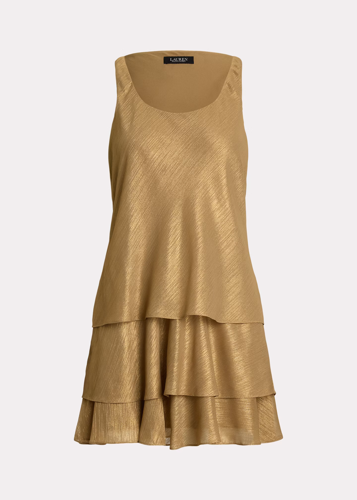 Ärmelloses Etuikleid in Metallic-Optik - RALPH LAUREN OUTLET