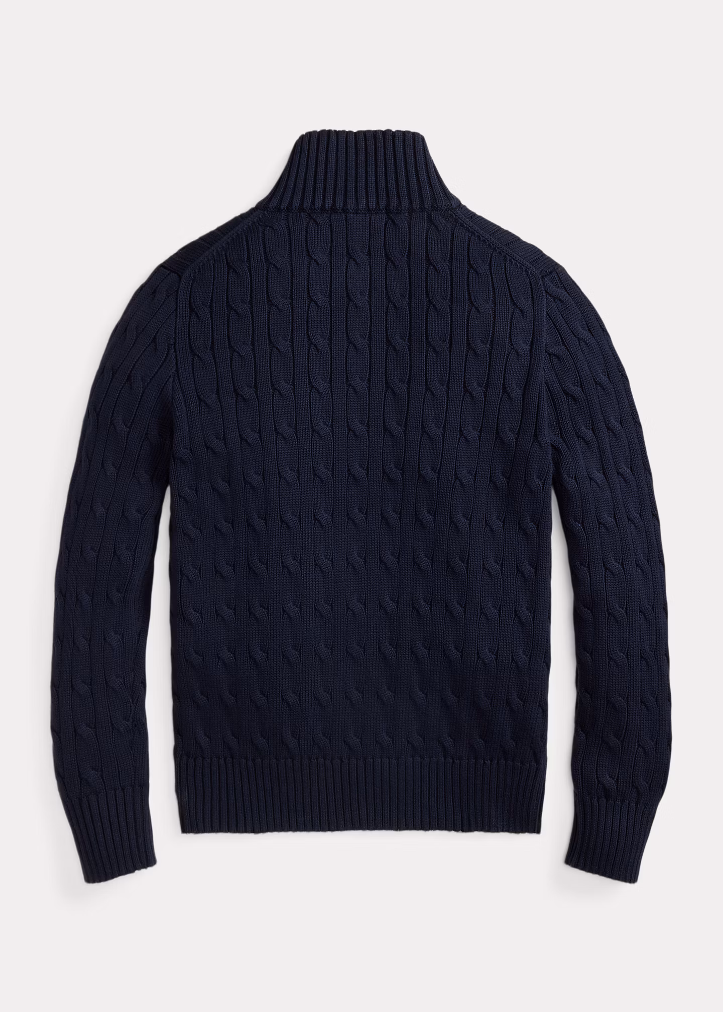 Baumwollpullover mit Zopfmuster - RALPH LAUREN OUTLET
