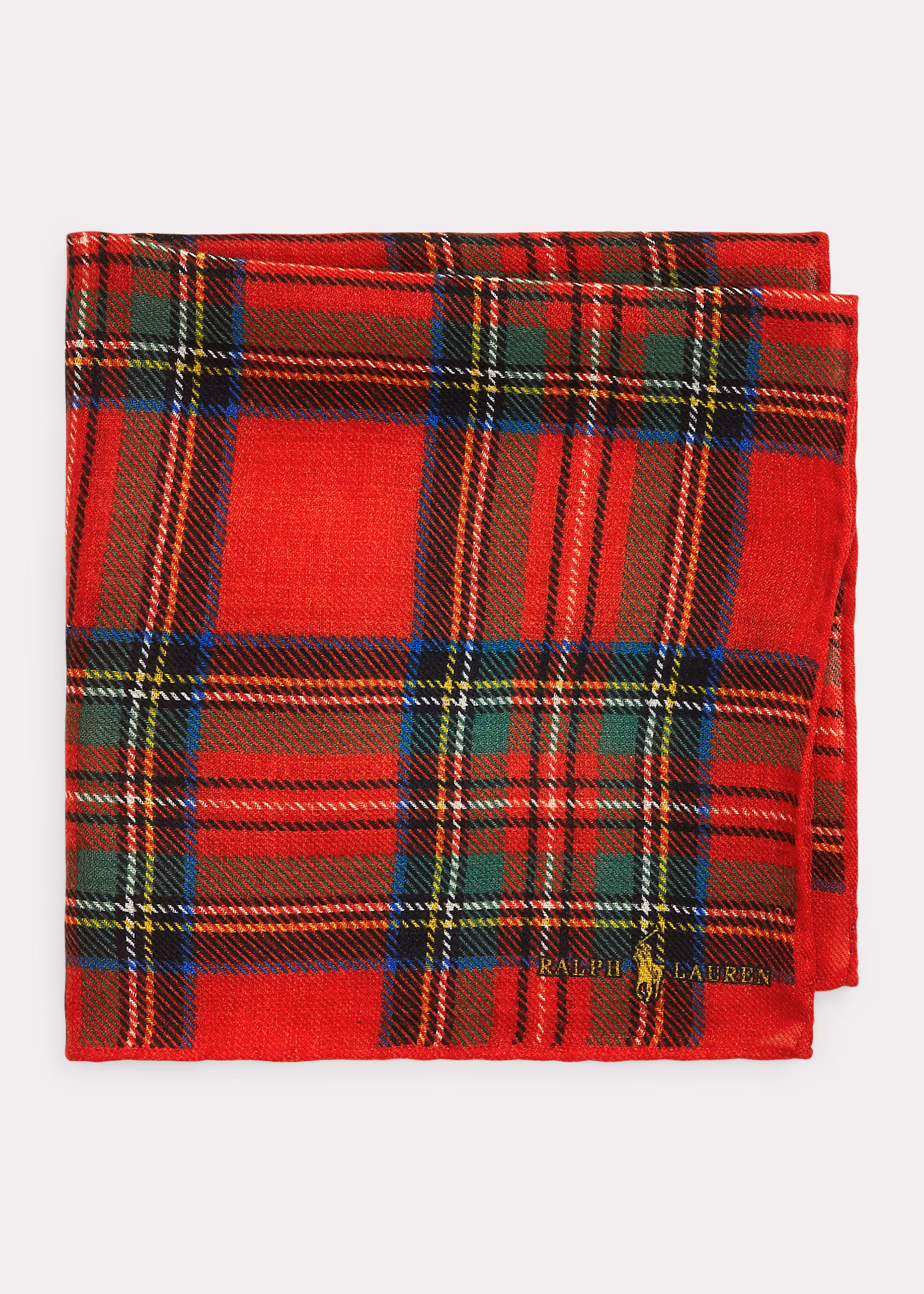 Kariertes Einstecktuch aus Wolle - RALPH LAUREN OUTLET