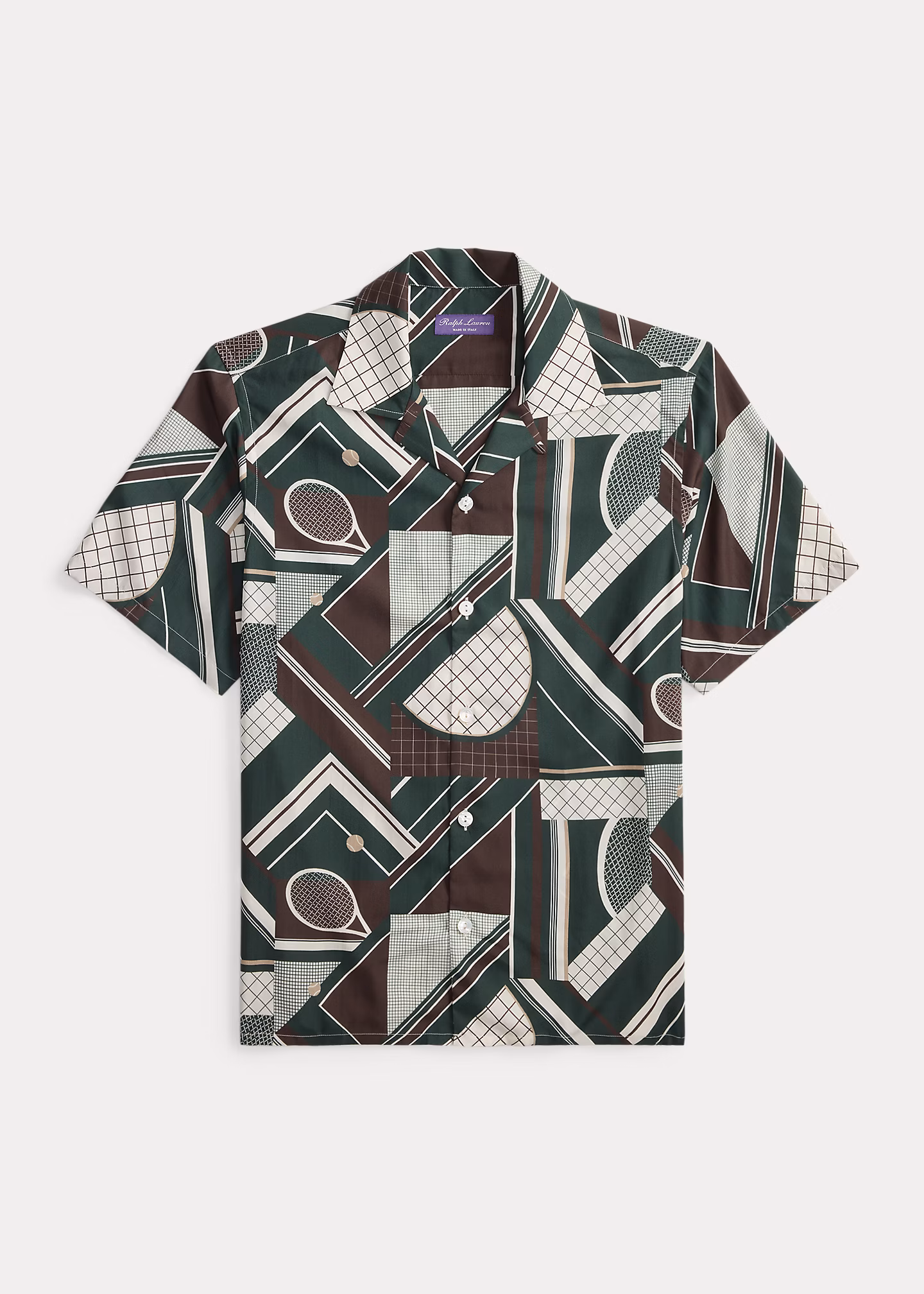 Freizeit-Kurzarmhemd mit Tennismotiv - RALPH LAUREN OUTLET