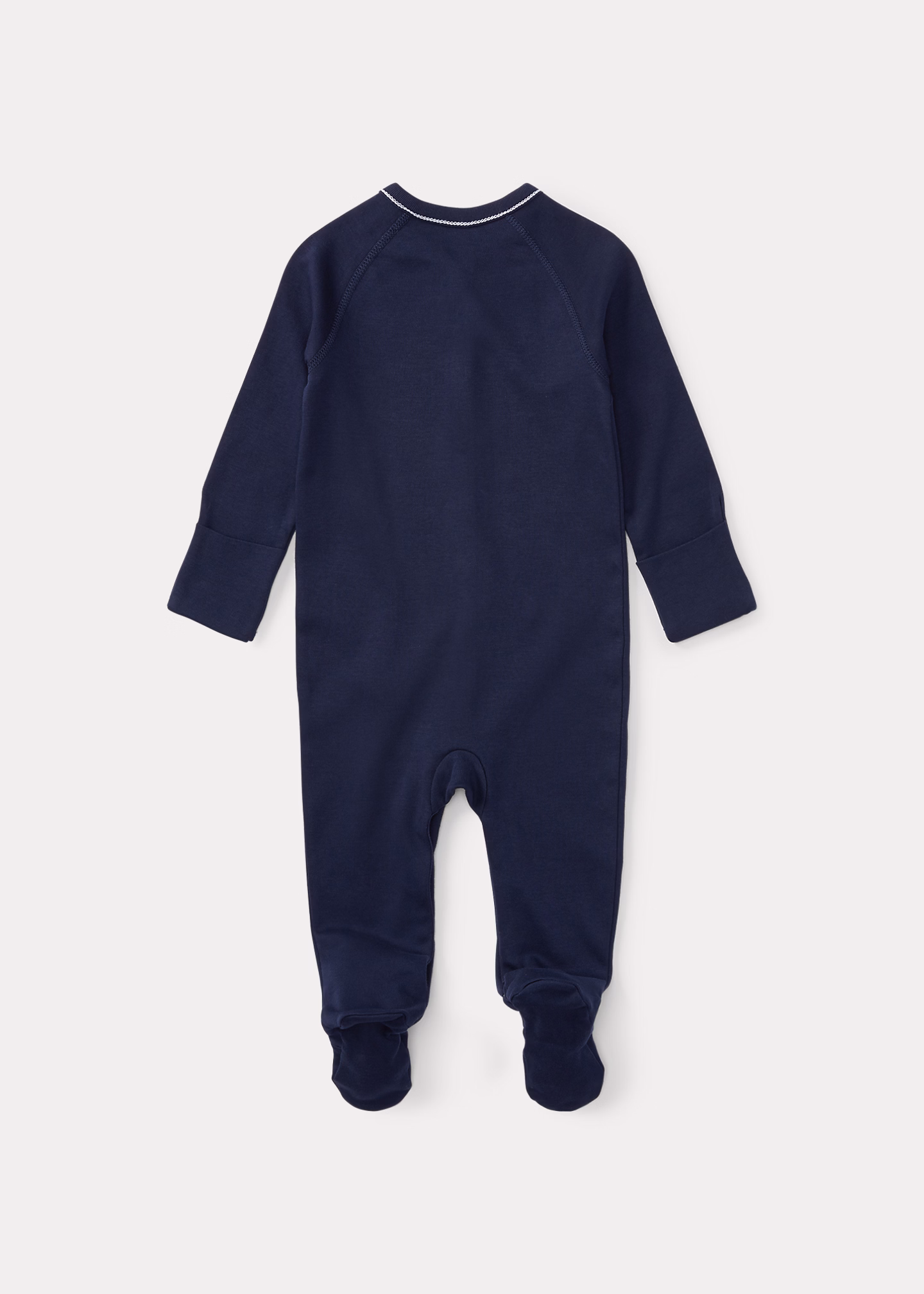 Baumwollstrampler mit Füßchen - RALPH LAUREN OUTLET