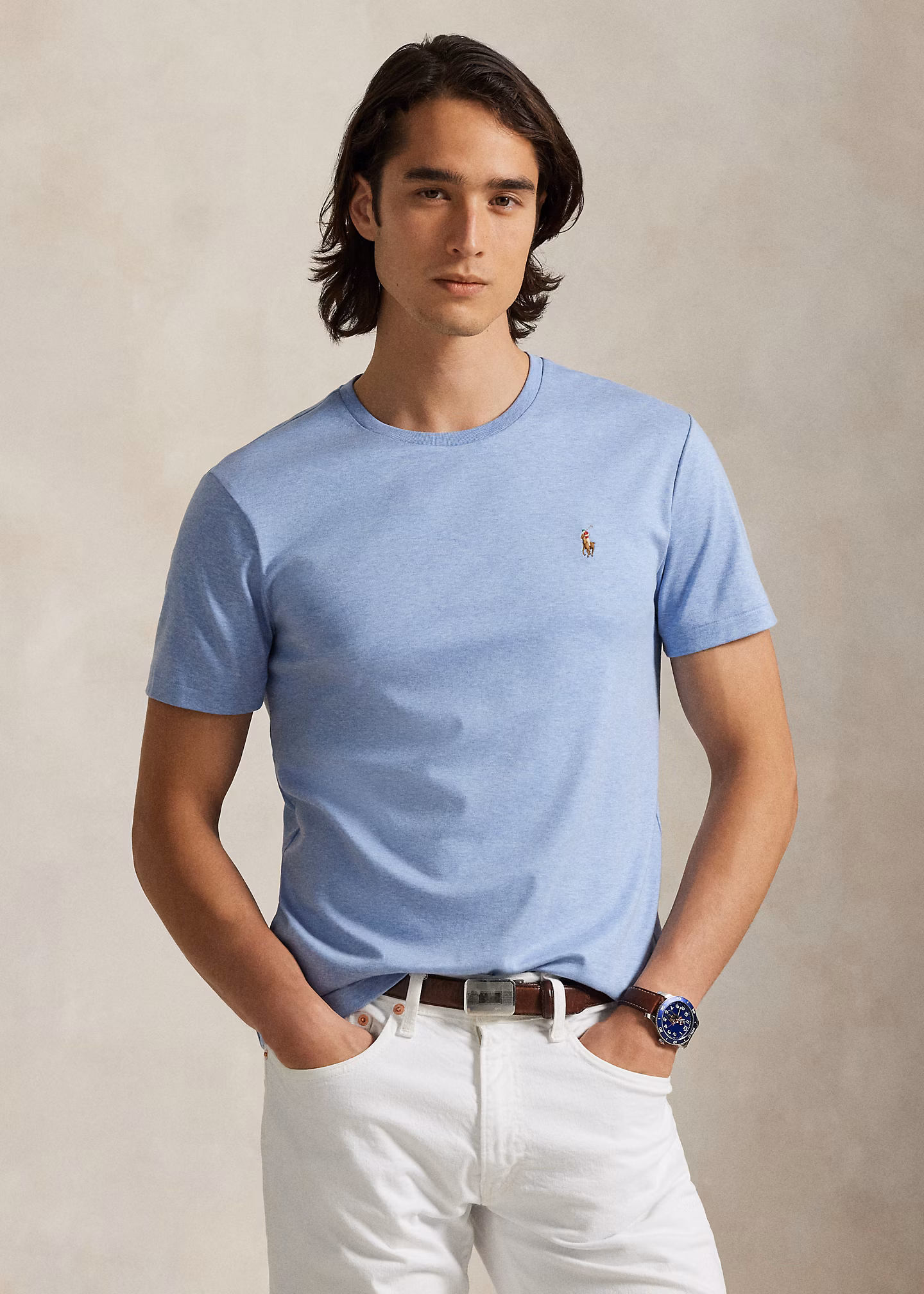 Weiches Custom-Slim-Fit T-Shirt - RALPH LAUREN OUTLET