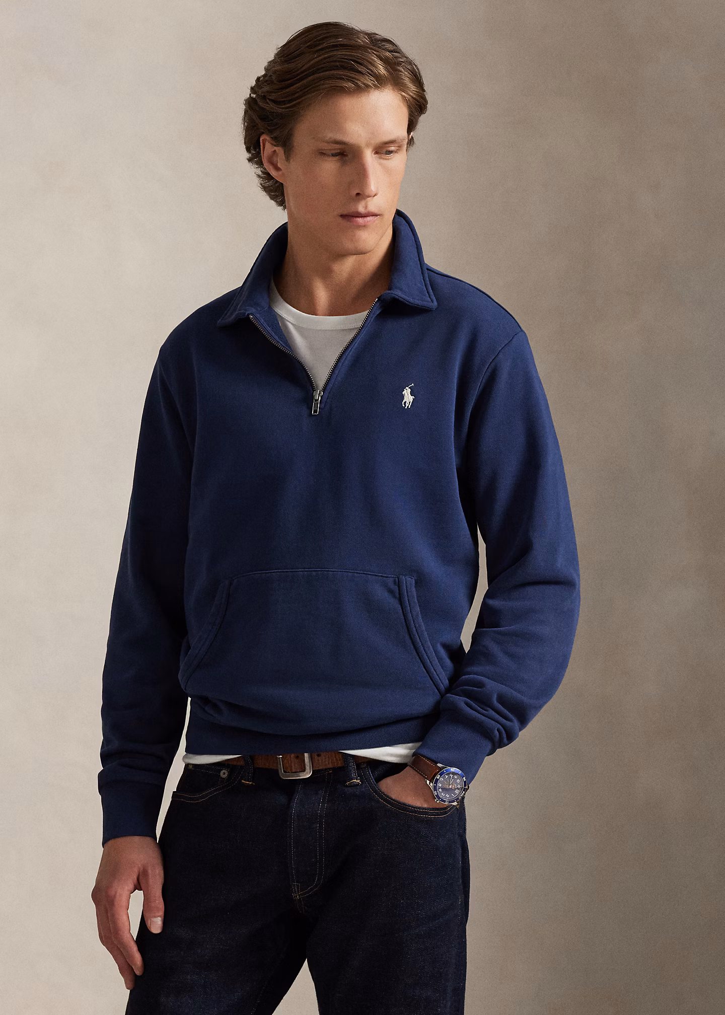 Sweatshirt aus Loopback-Fleece - RALPH LAUREN OUTLET