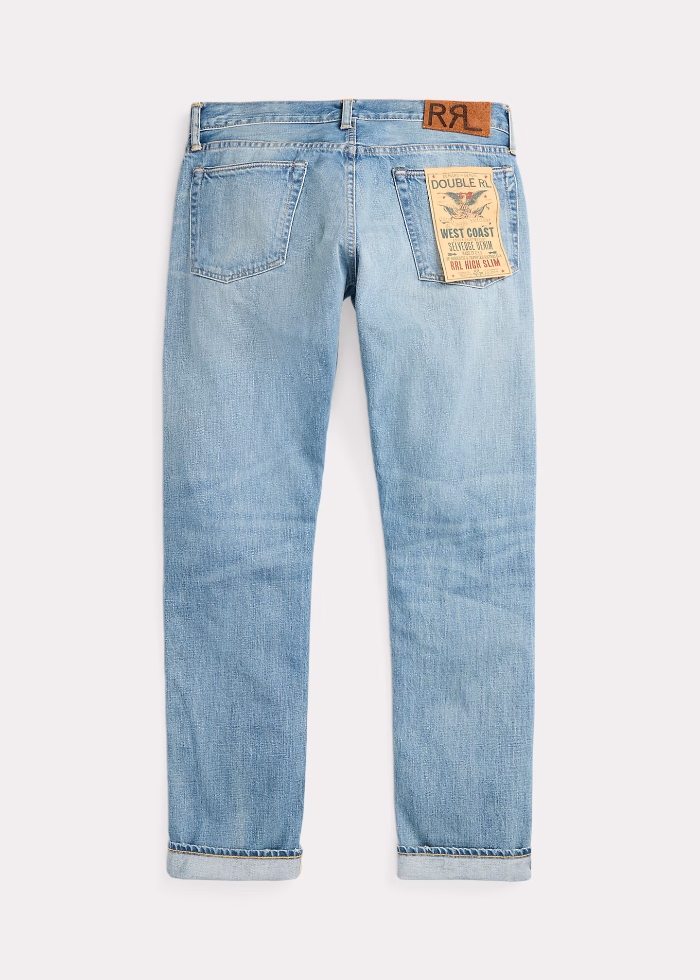 High-Slim-Fit Selvedge-Jeans Lawton - RALPH LAUREN OUTLET