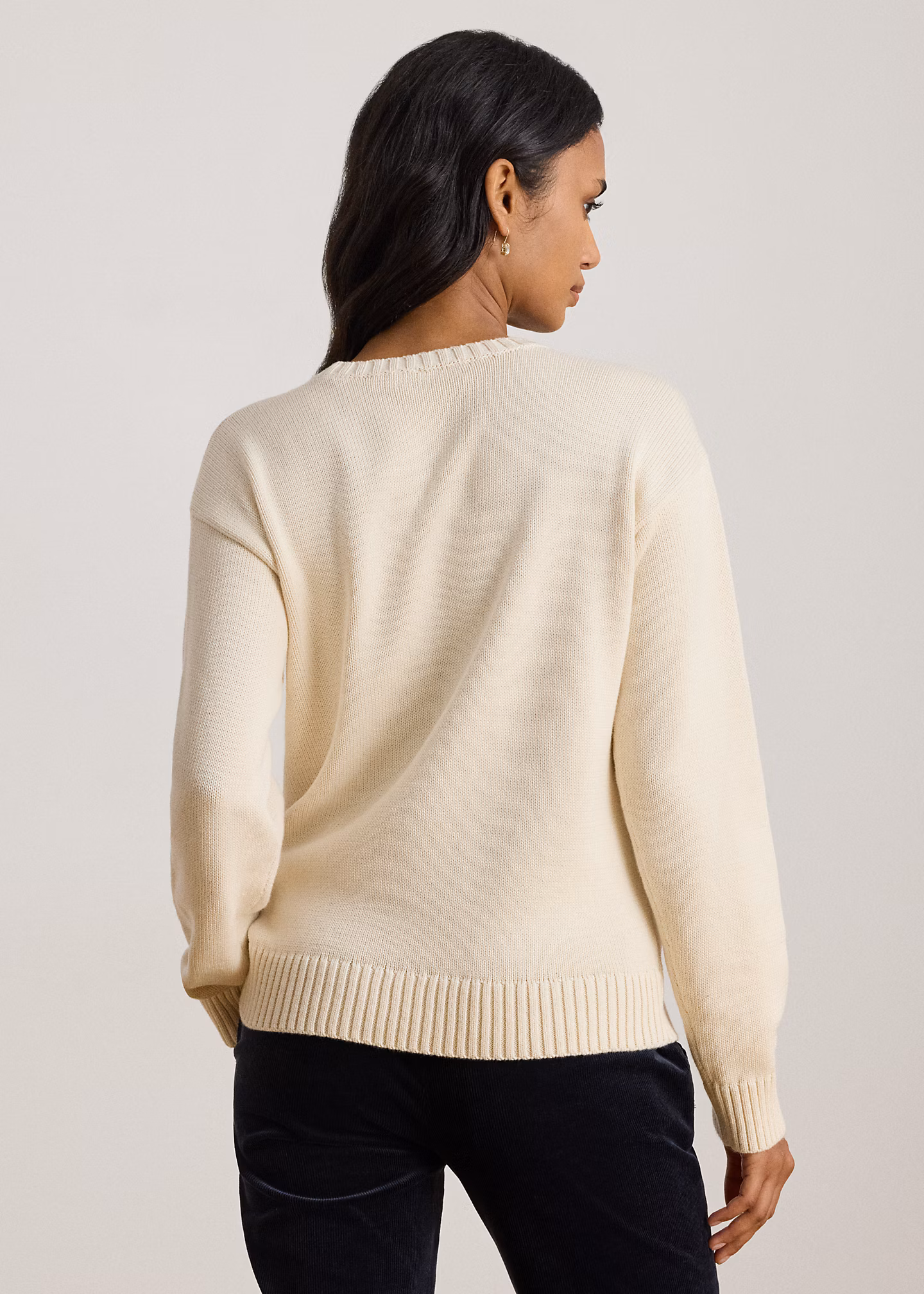 Strickpullover mit Golden Retriever - RALPH LAUREN OUTLET