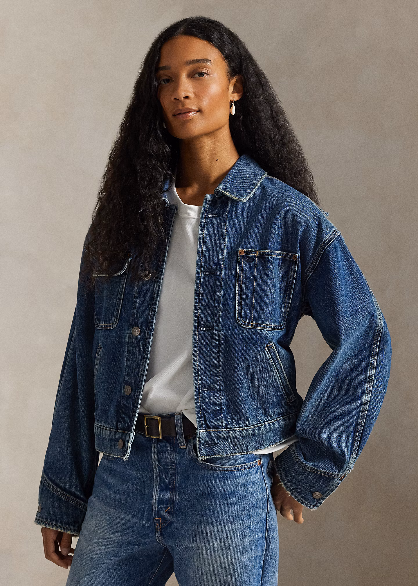 Denim-Dungaree-Jacke - RALPH LAUREN OUTLET