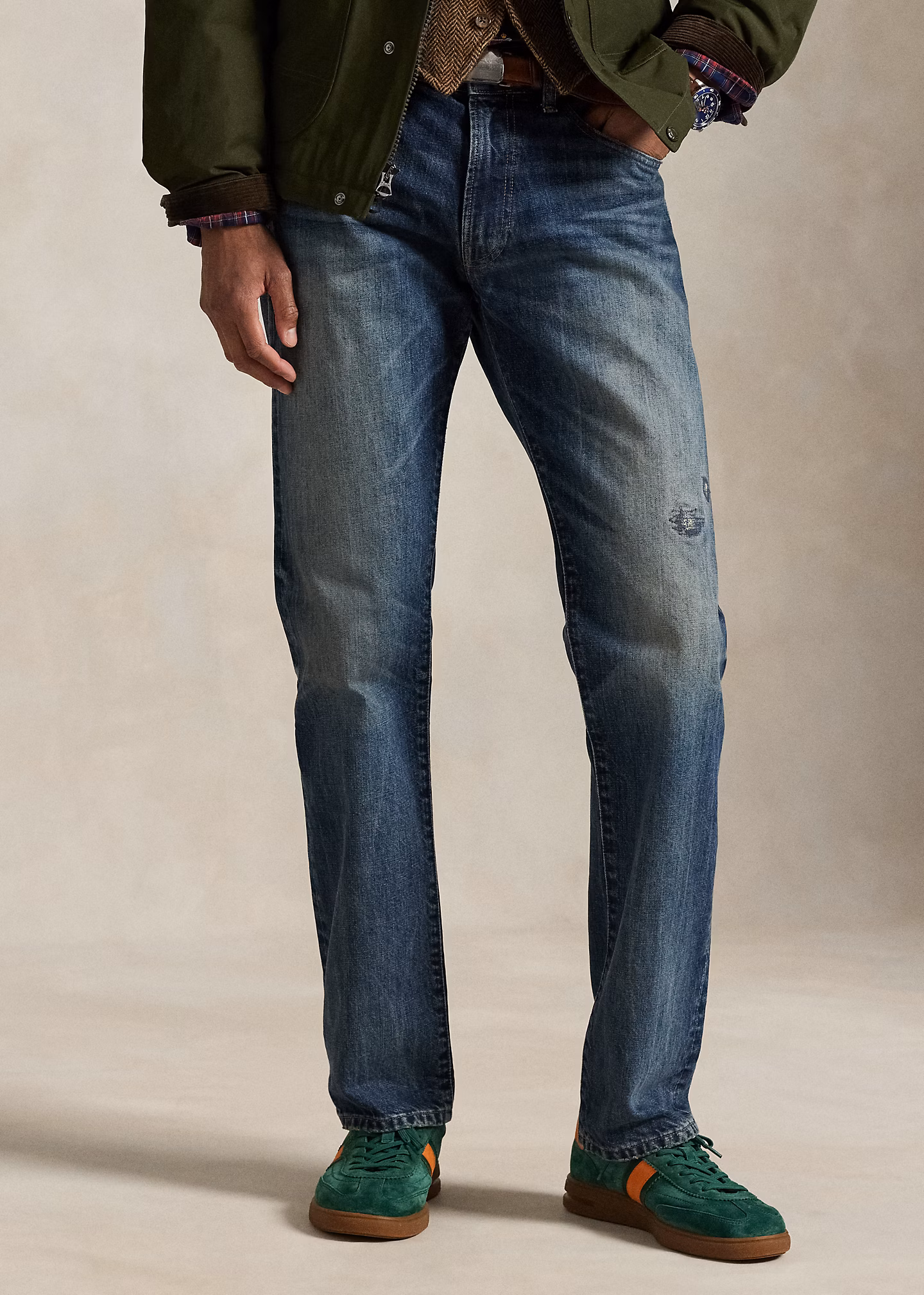 Straight-Fit Jeans Hampton in Used-Optik - RALPH LAUREN OUTLET