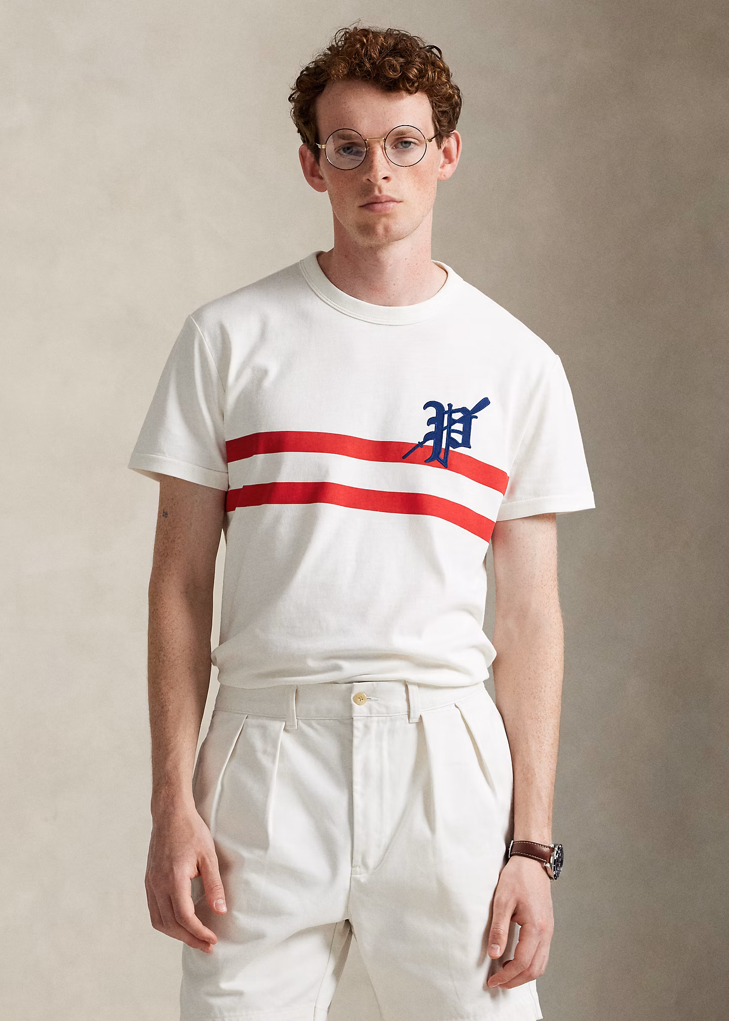 Standard-Fit Jersey-T-Shirt mit Grafik - RALPH LAUREN OUTLET