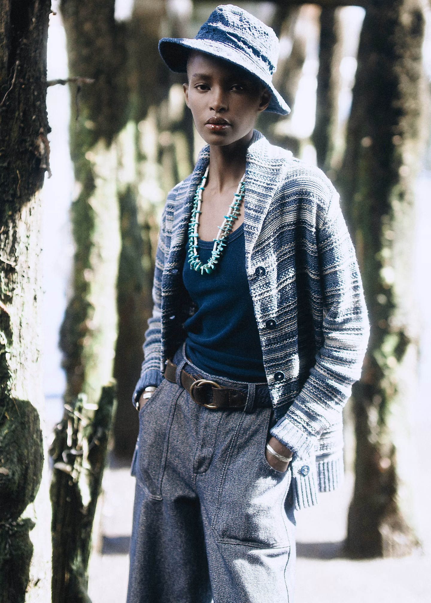 Denim Wide-Leg Trouser - RALPH LAUREN OUTLET