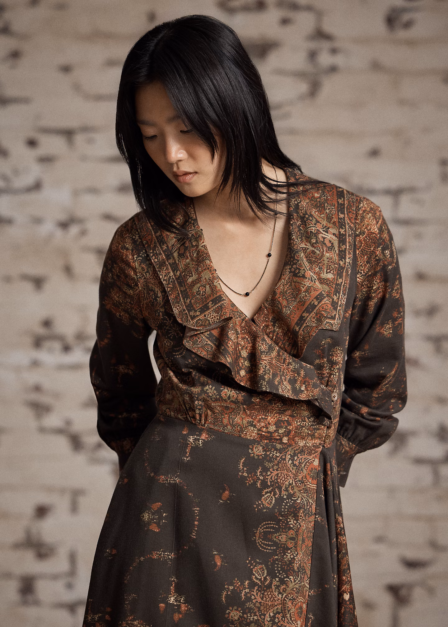 Wickelkleid mit Paisley-Motiv - RALPH LAUREN OUTLET