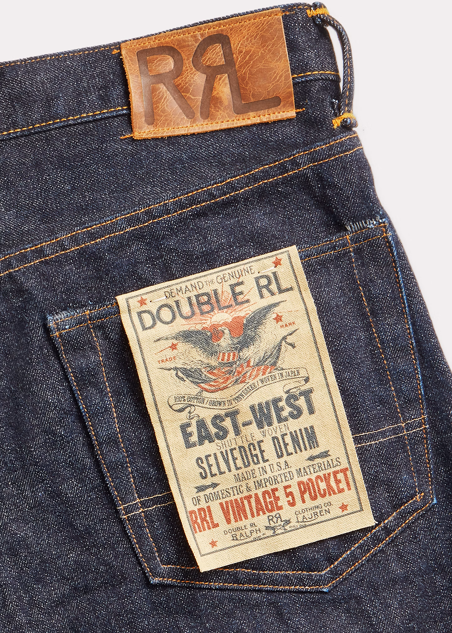 5-Pocket-Jeans mit East-West-Waschung - RALPH LAUREN OUTLET