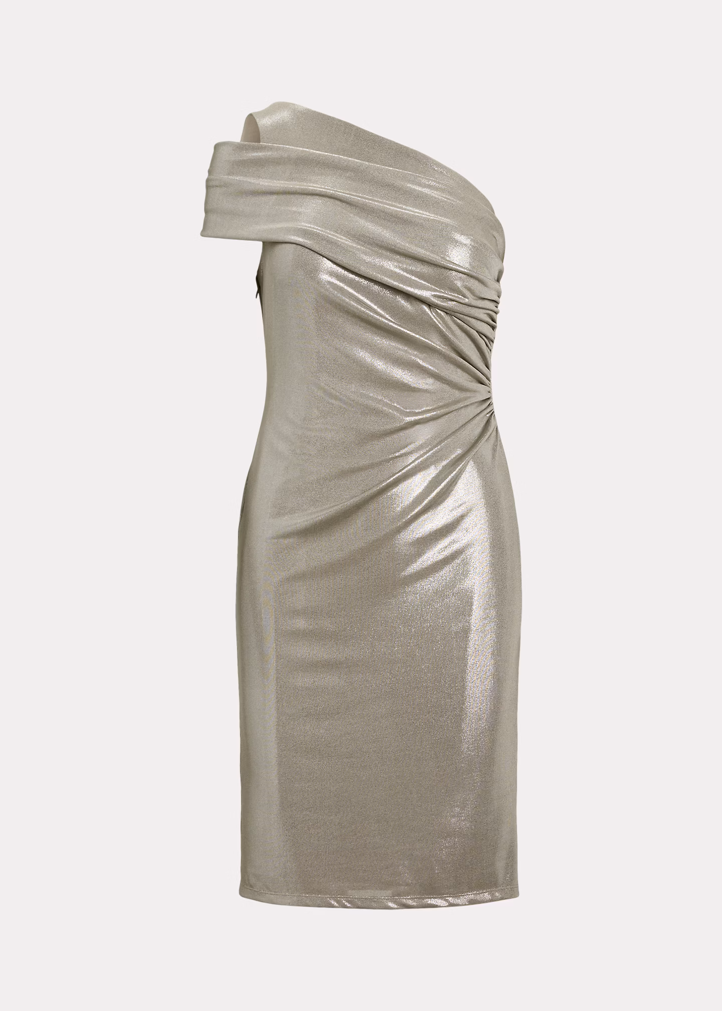 Einschultriges Metallic-Cocktailkleid - RALPH LAUREN OUTLET