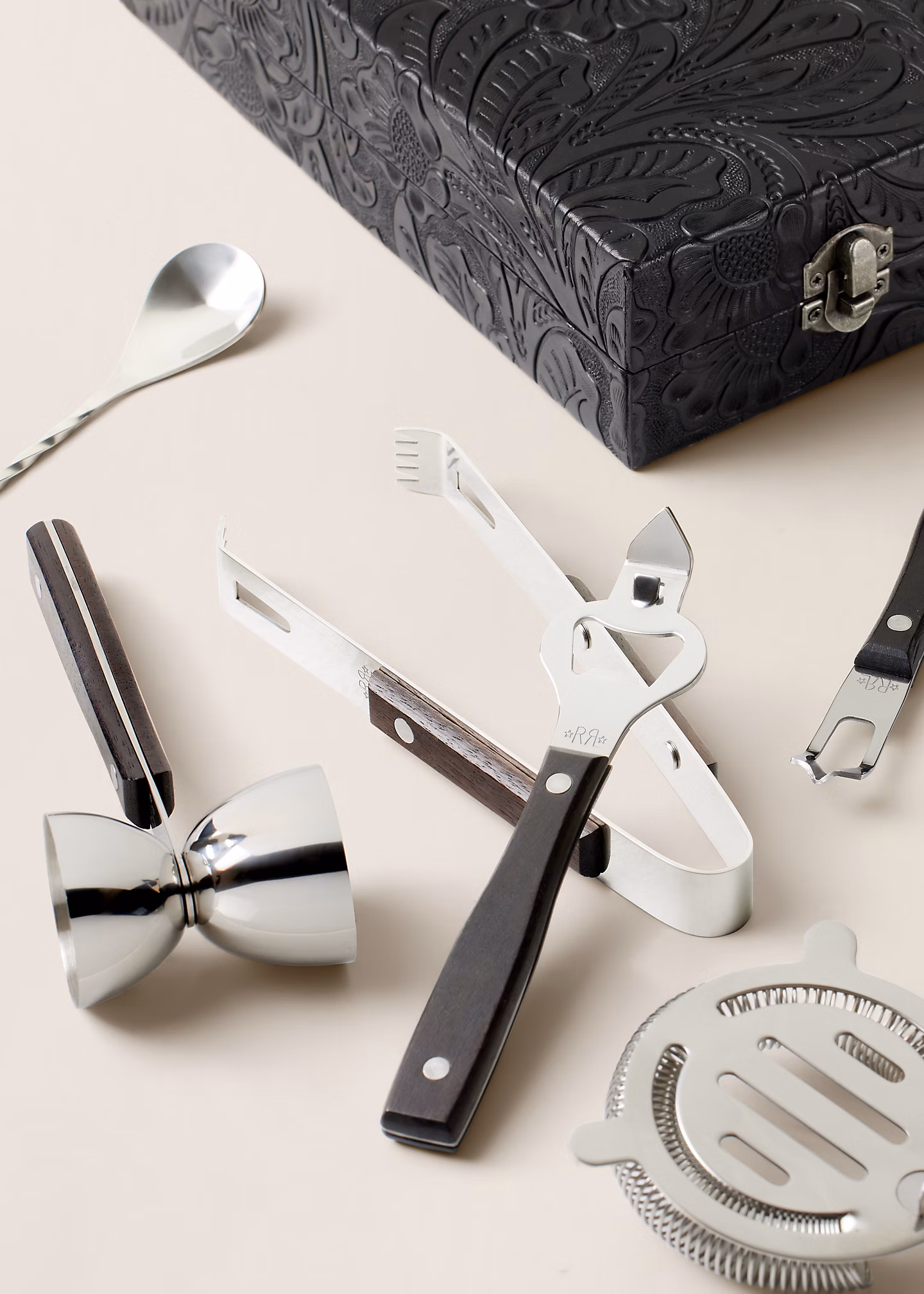 Handgearbeitetes Barmixer-Set aus Leder - RALPH LAUREN OUTLET