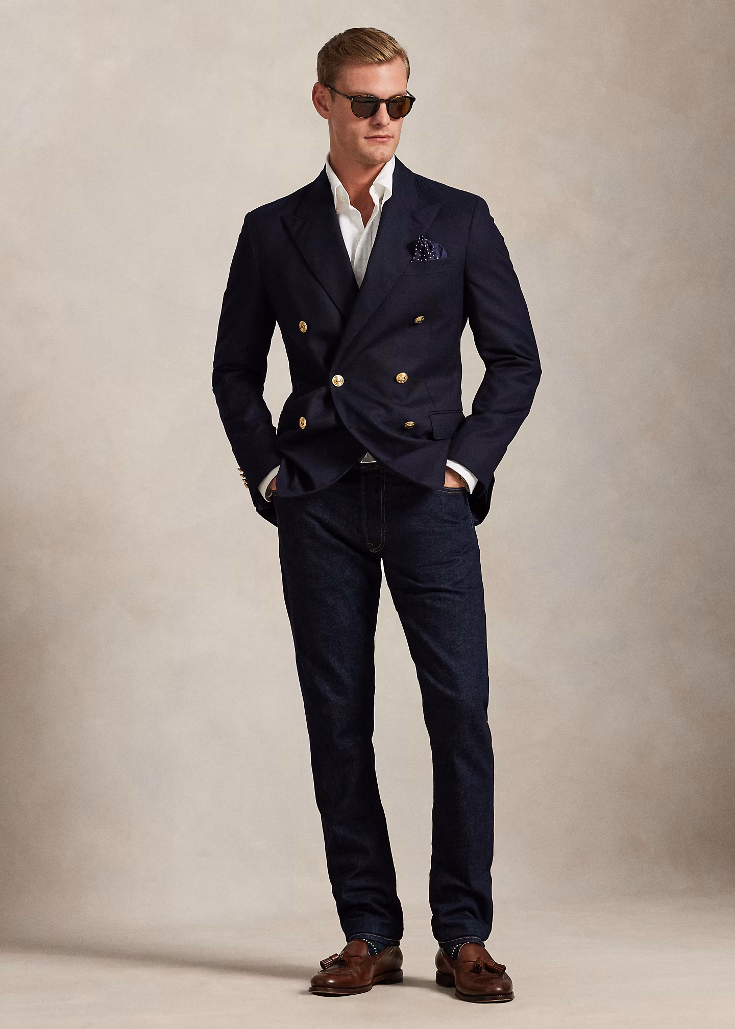 Sullivan Slim Stretch Selvedge Jean - RALPH LAUREN OUTLET