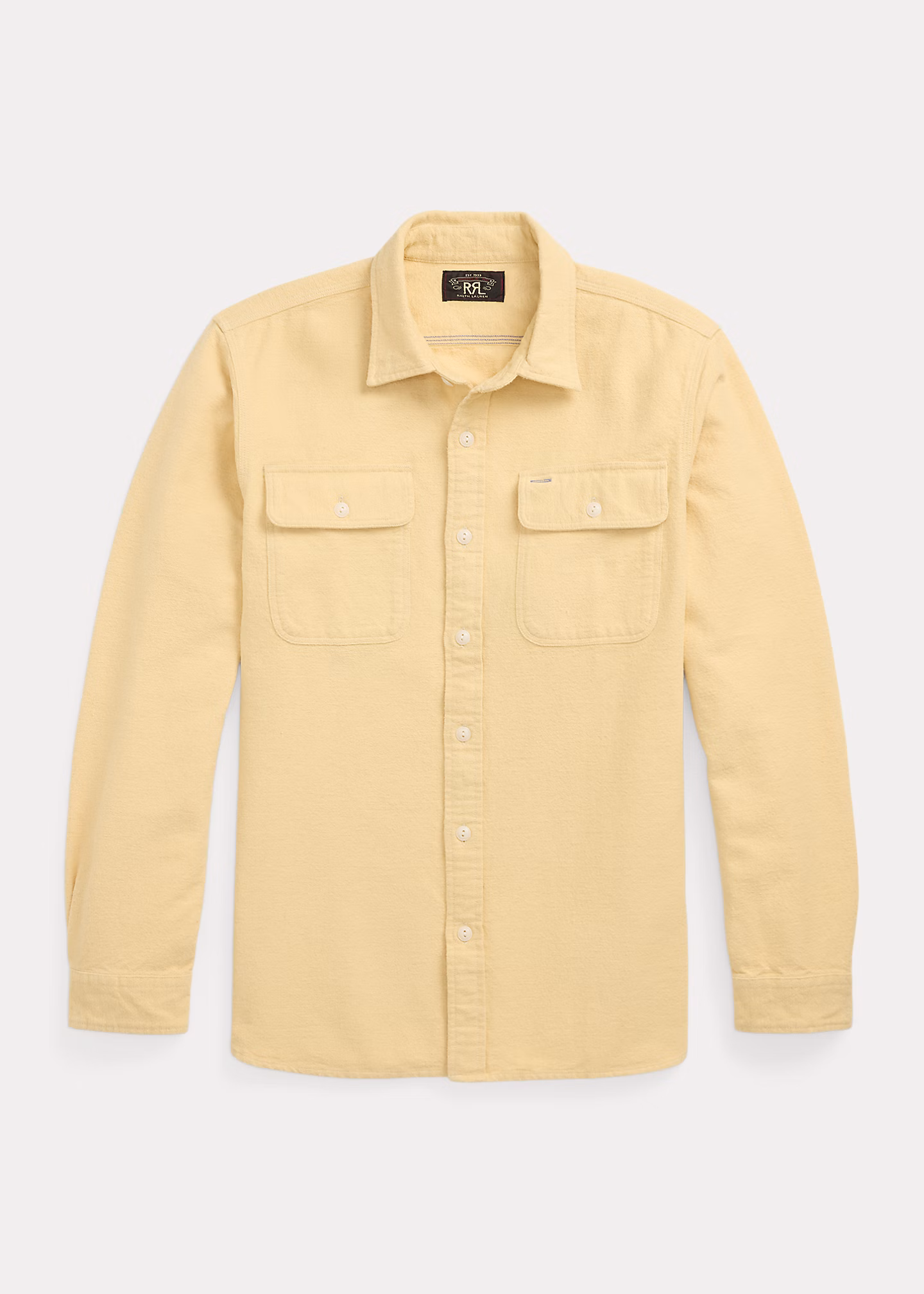 Angerautes Chamois-Arbeitshemd - RALPH LAUREN OUTLET