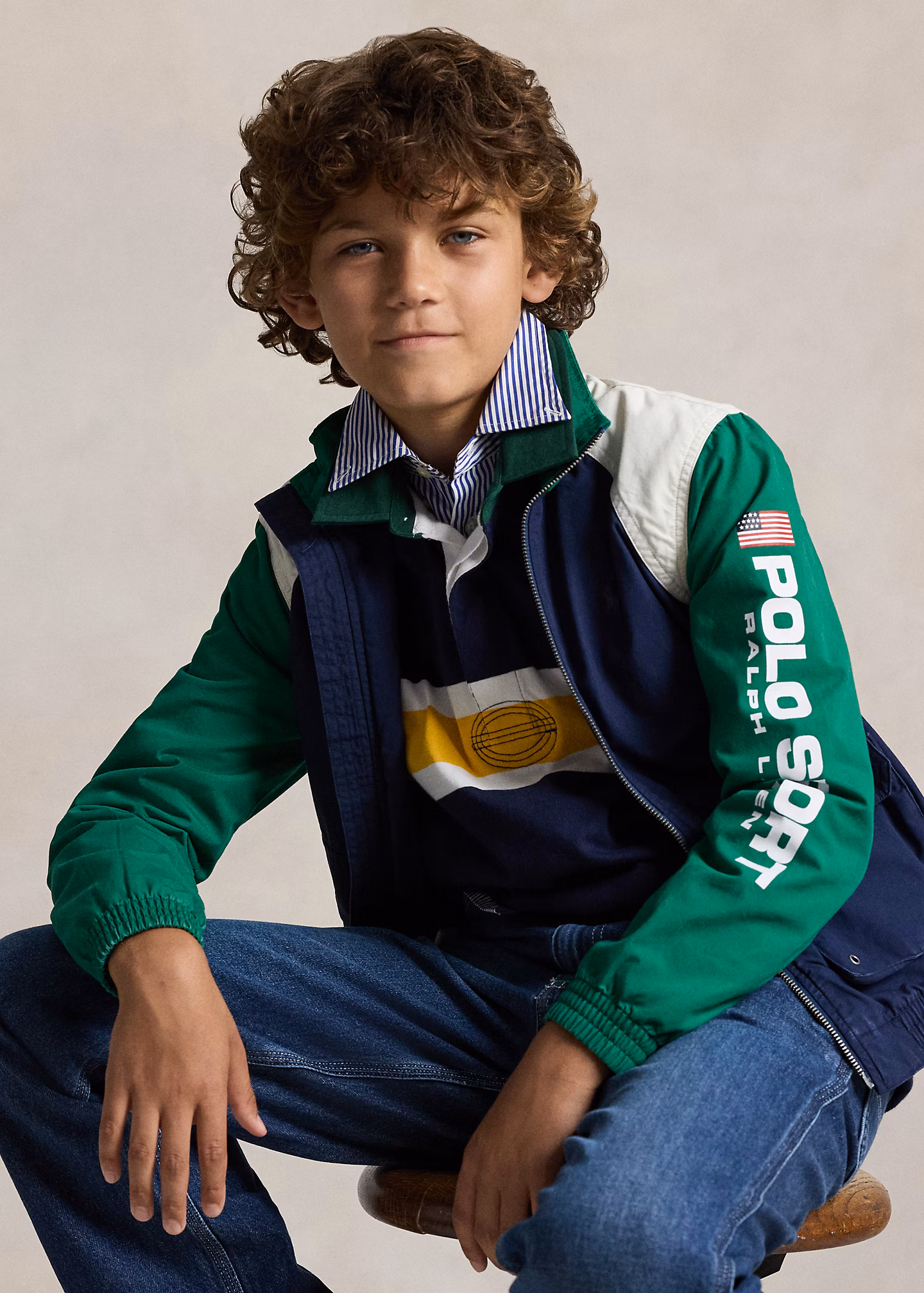 Jacke Polo Sport aus Baumwollpopeline - RALPH LAUREN OUTLET