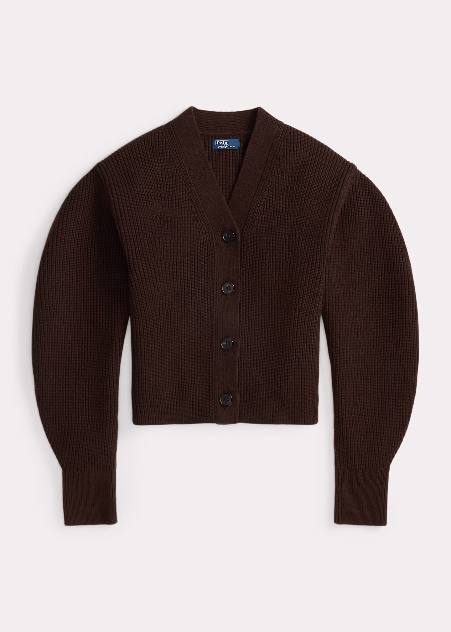 Gerippte Strickjacke aus Wollmischung - RALPH LAUREN OUTLET