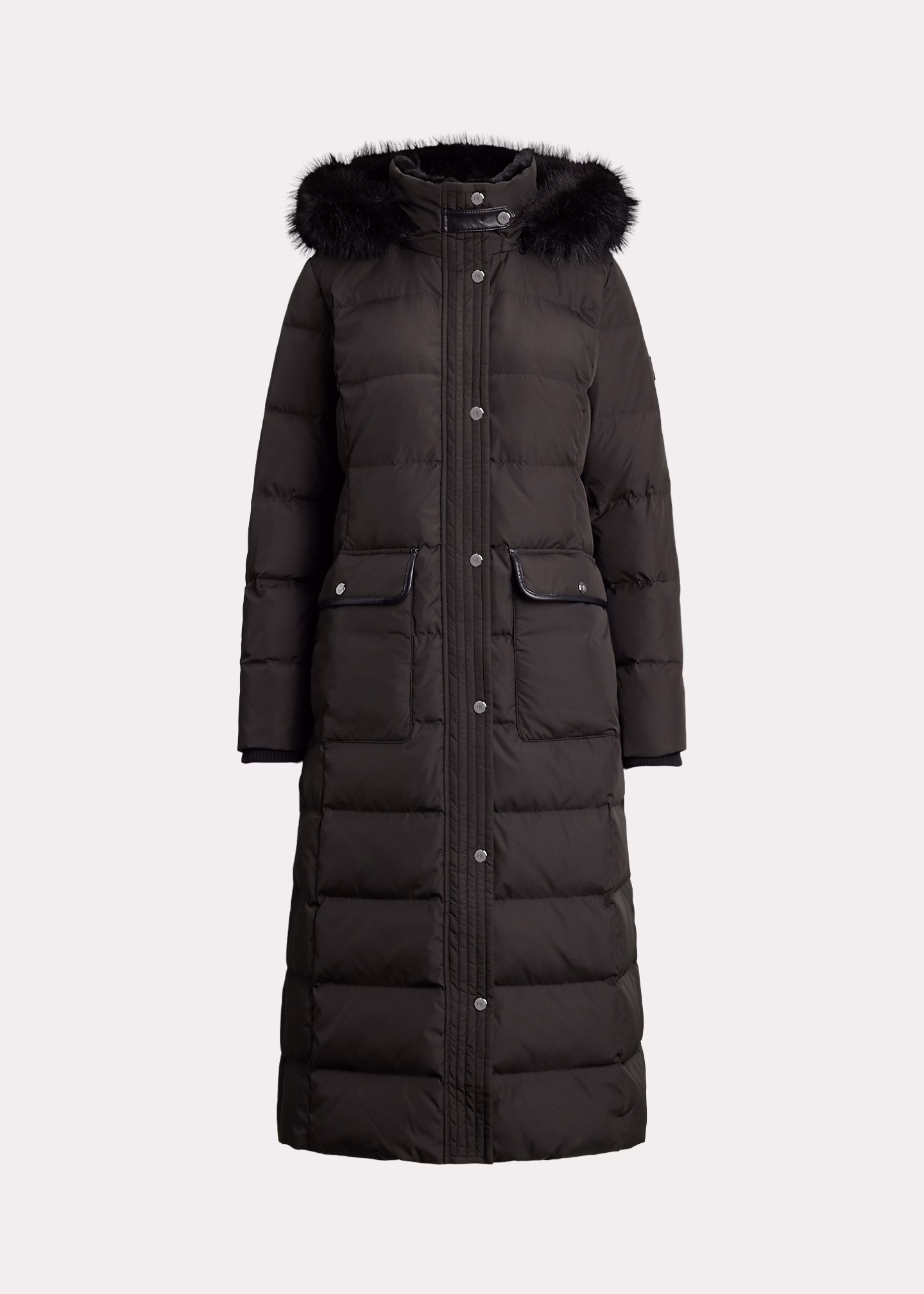 Maxi-Daunenmantel mit Kunstpelzbesatz - RALPH LAUREN OUTLET