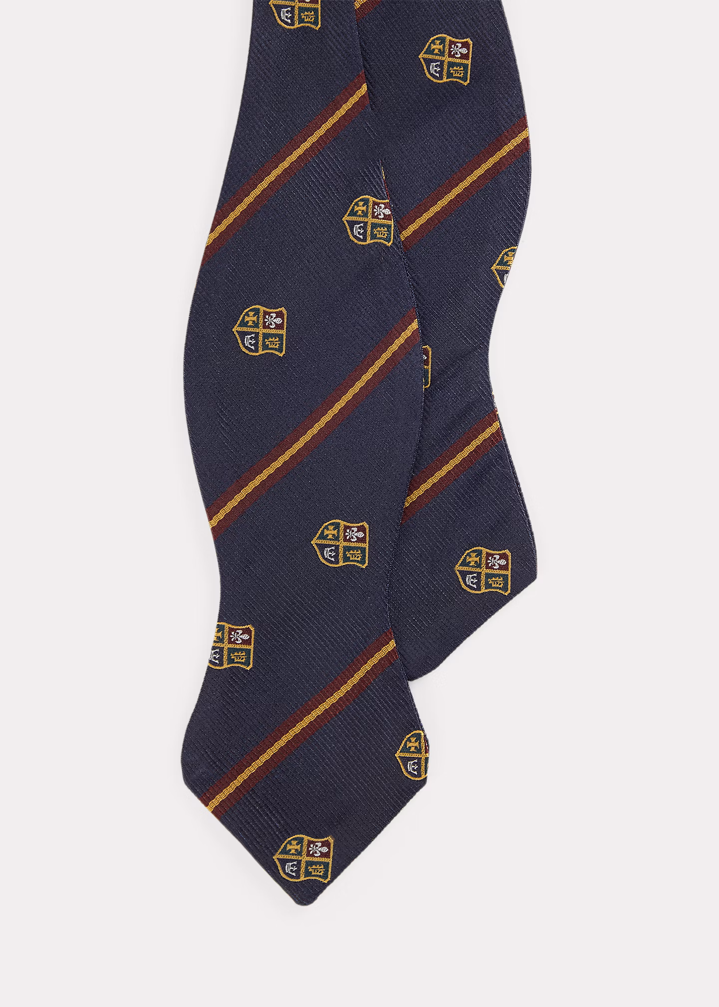 Gestreifte Clubfliege aus Seide - RALPH LAUREN OUTLET