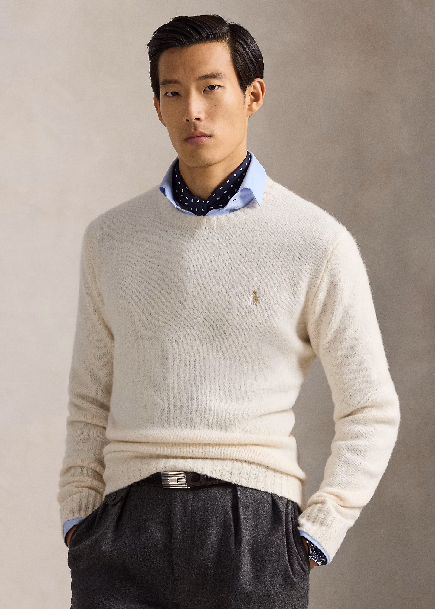 Strukturierter Rundhalspullover - RALPH LAUREN OUTLET